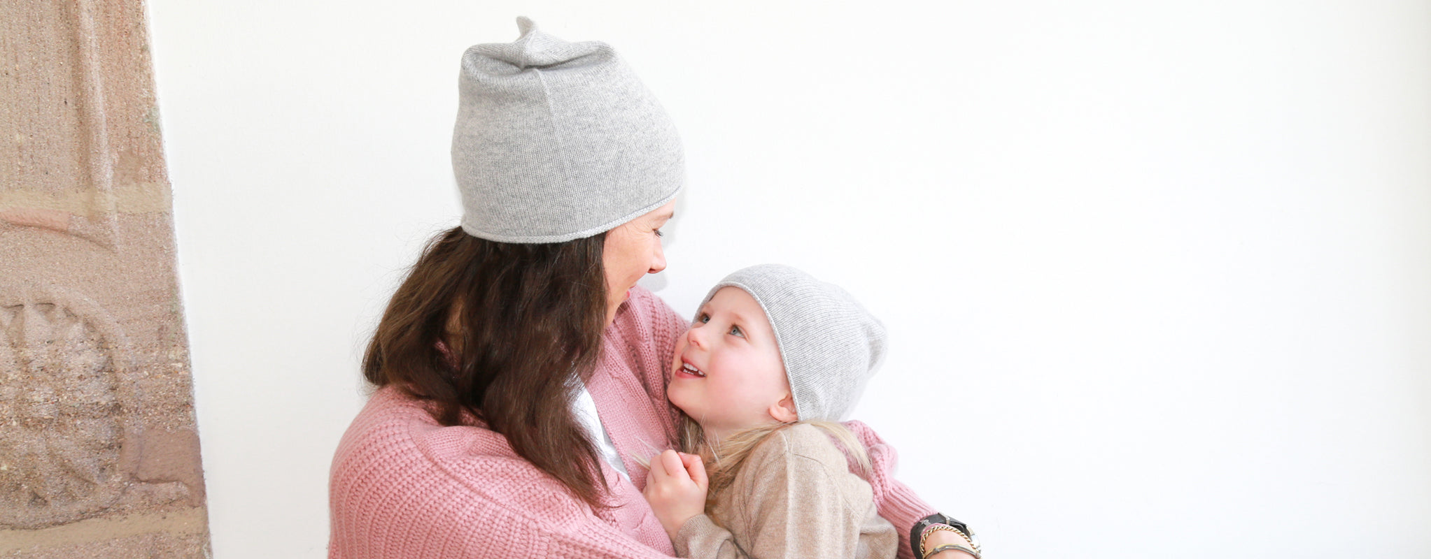 Kaschmir Mützen für Babys, Kinder und Damen