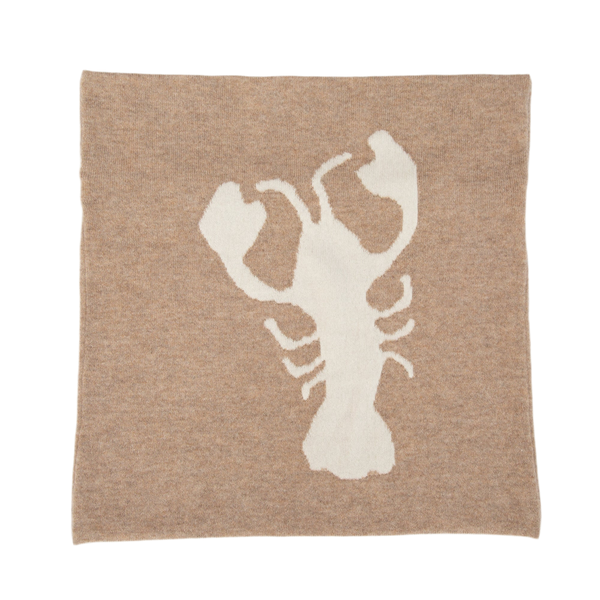 LOBSTER cashmere cushion cover