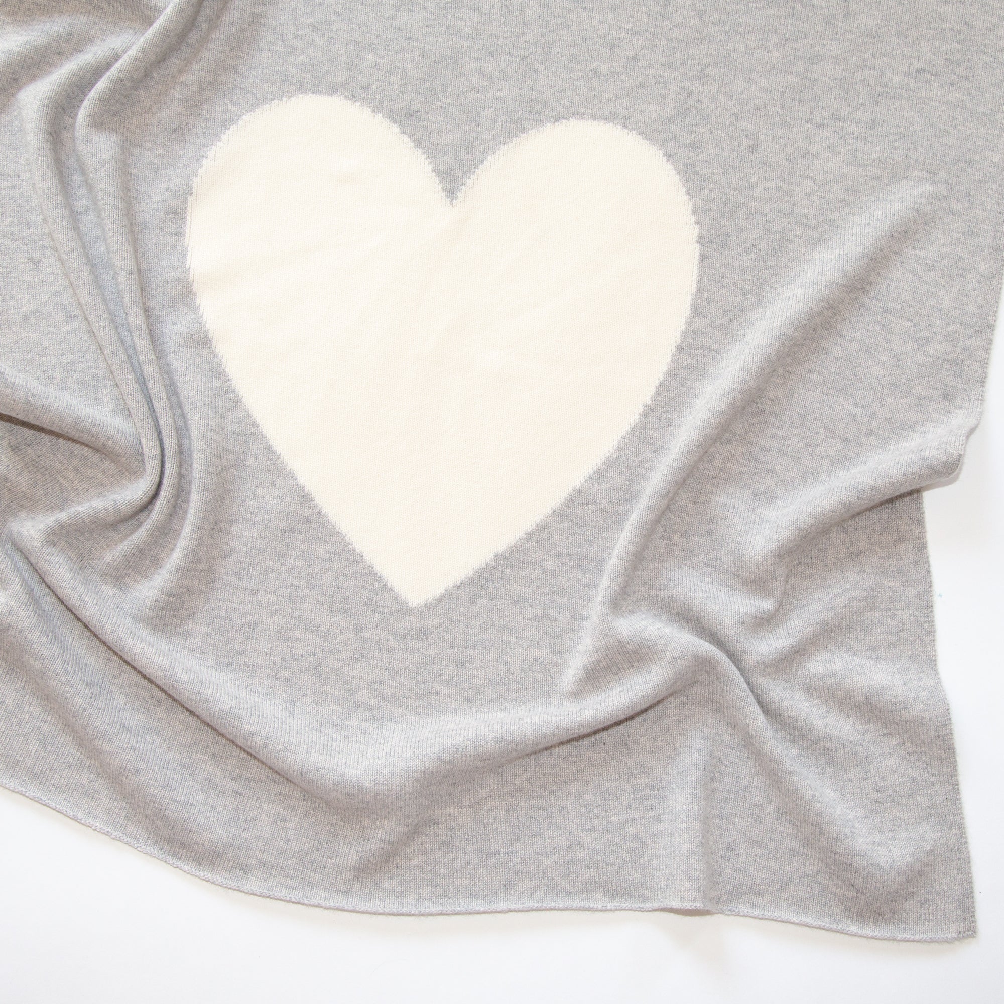 Kaschmir-Babydecke HEART