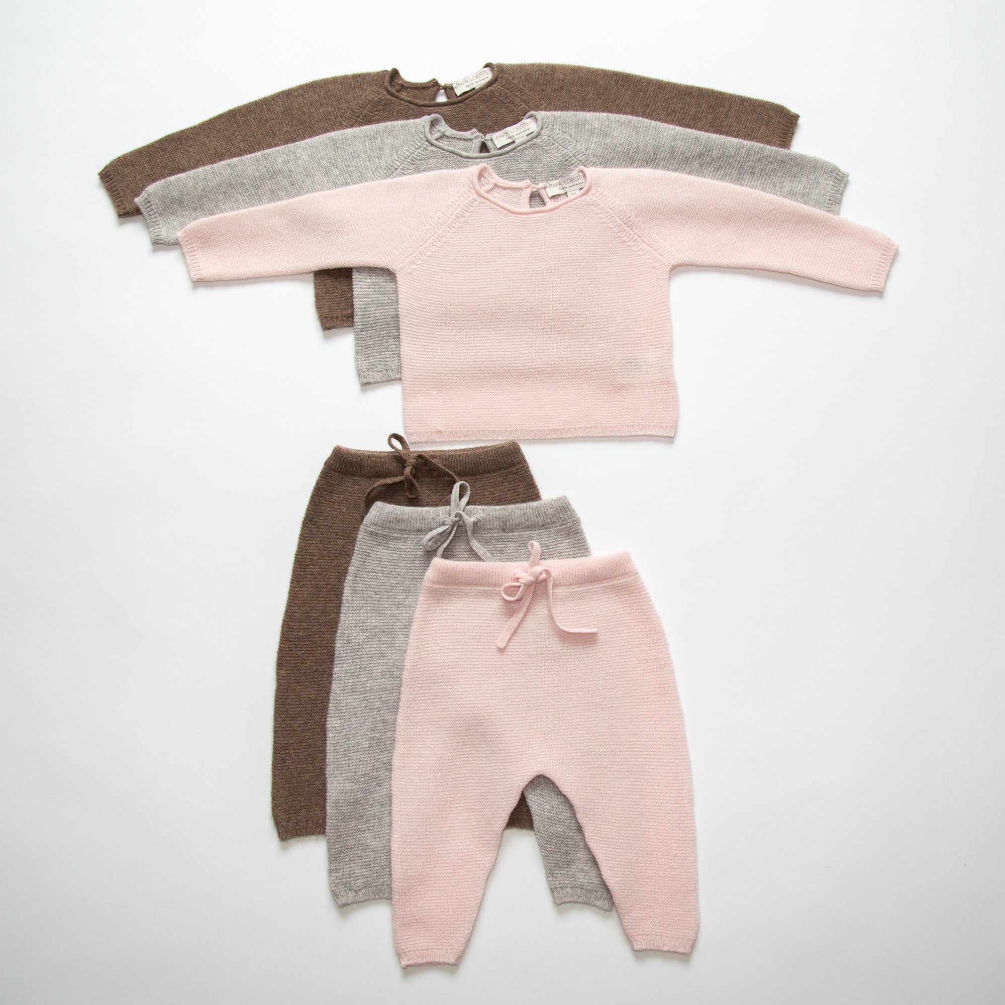 Kaschmir-Baby-Set ANOUK (Pulli & Hose)
