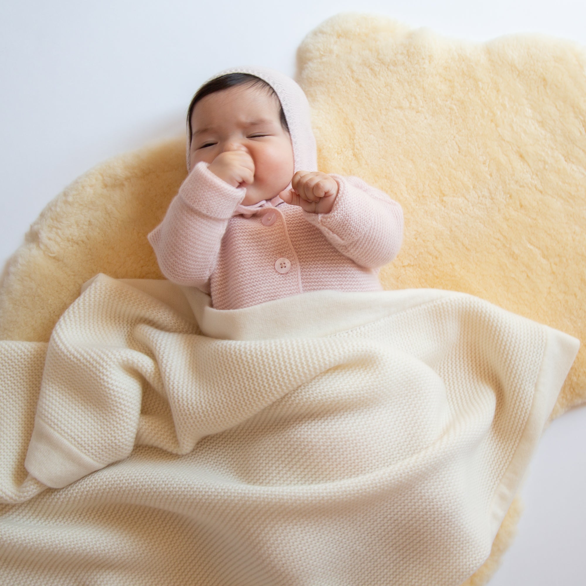 Kaschmir-Babydecke PEARL