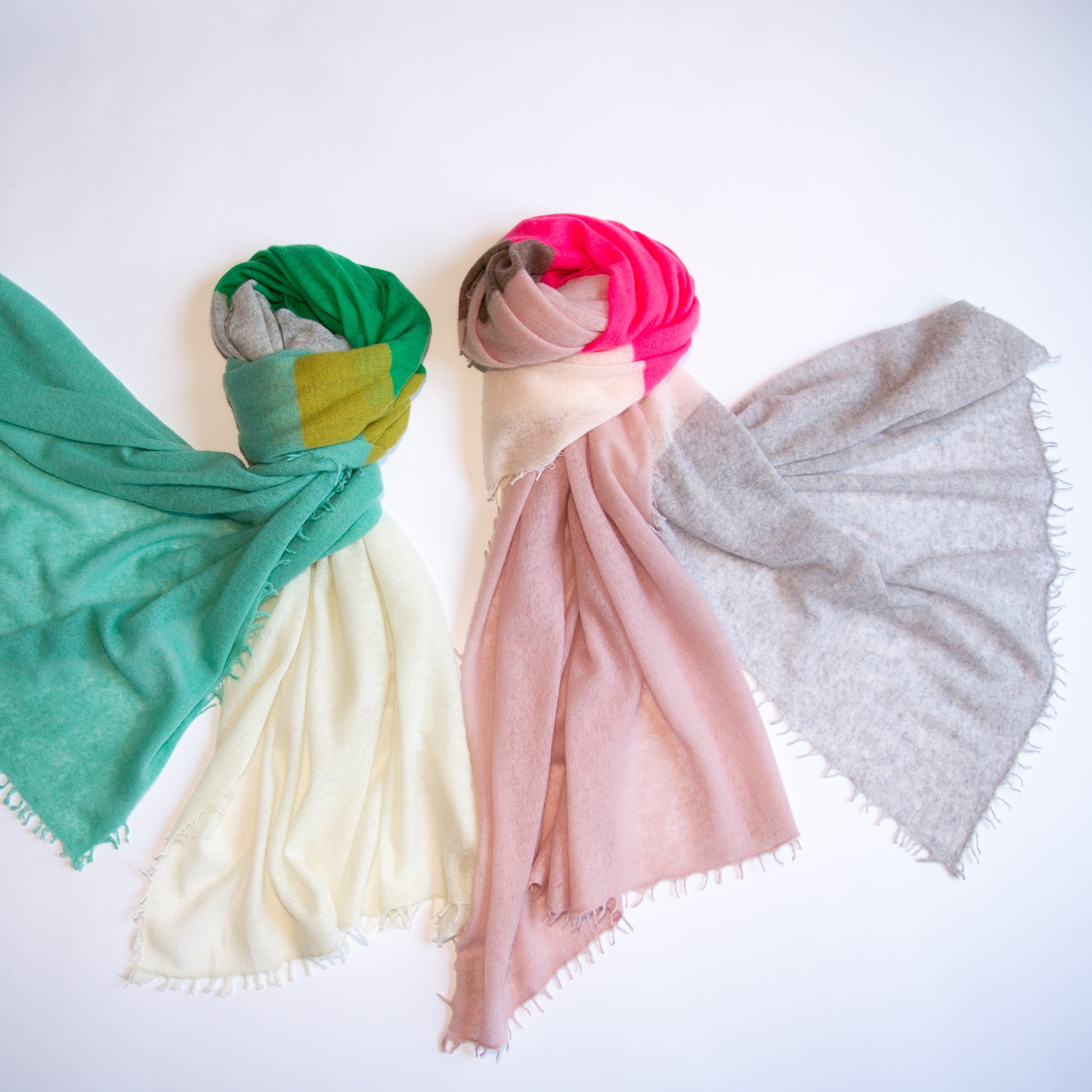 Schal CAMILLE mit Colourblock