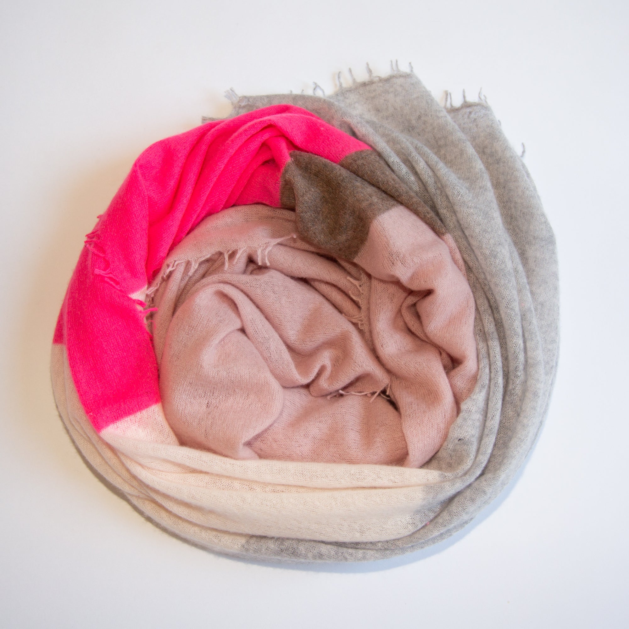 Schal CAMILLE mit Colourblock