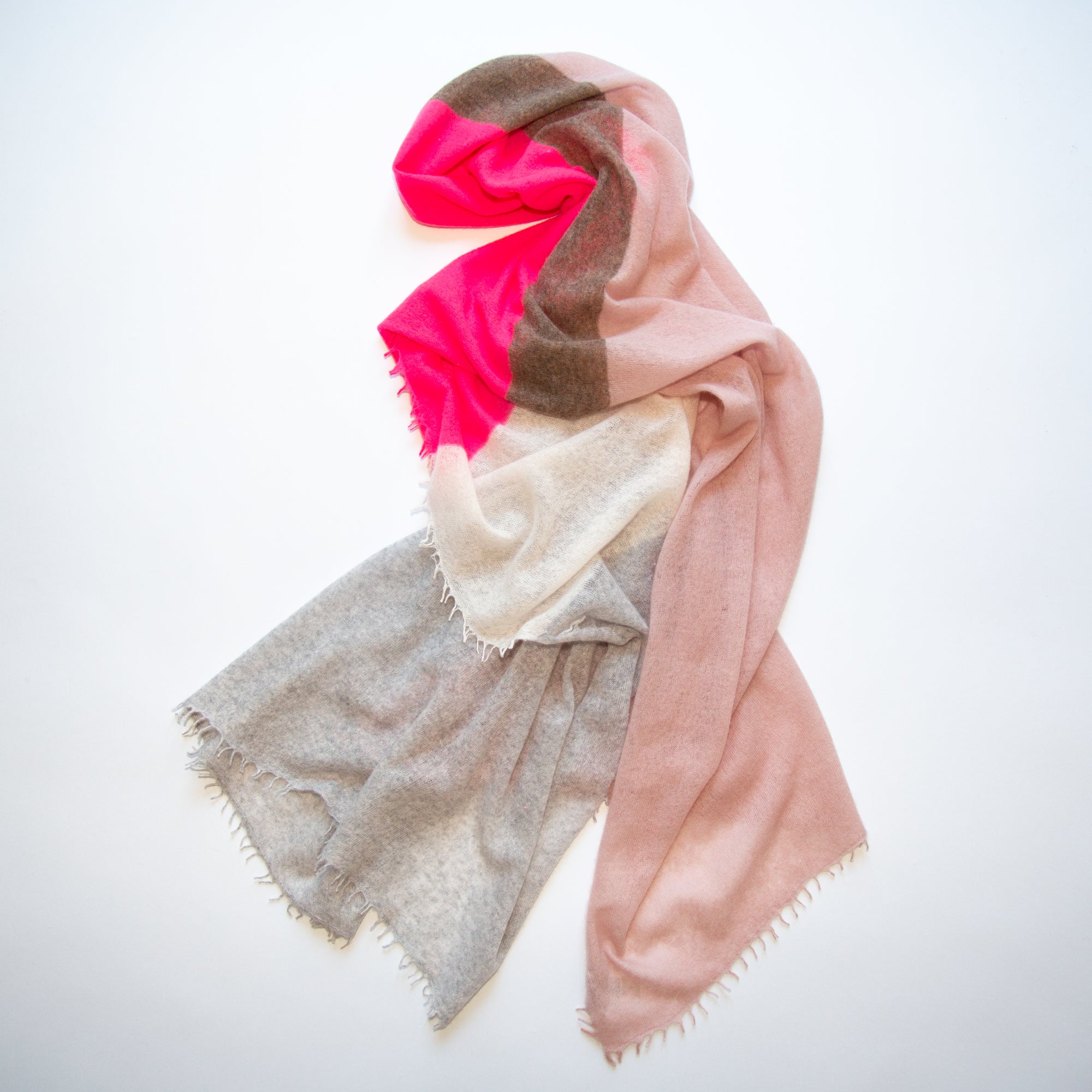 Schal CAMILLE mit Colourblock