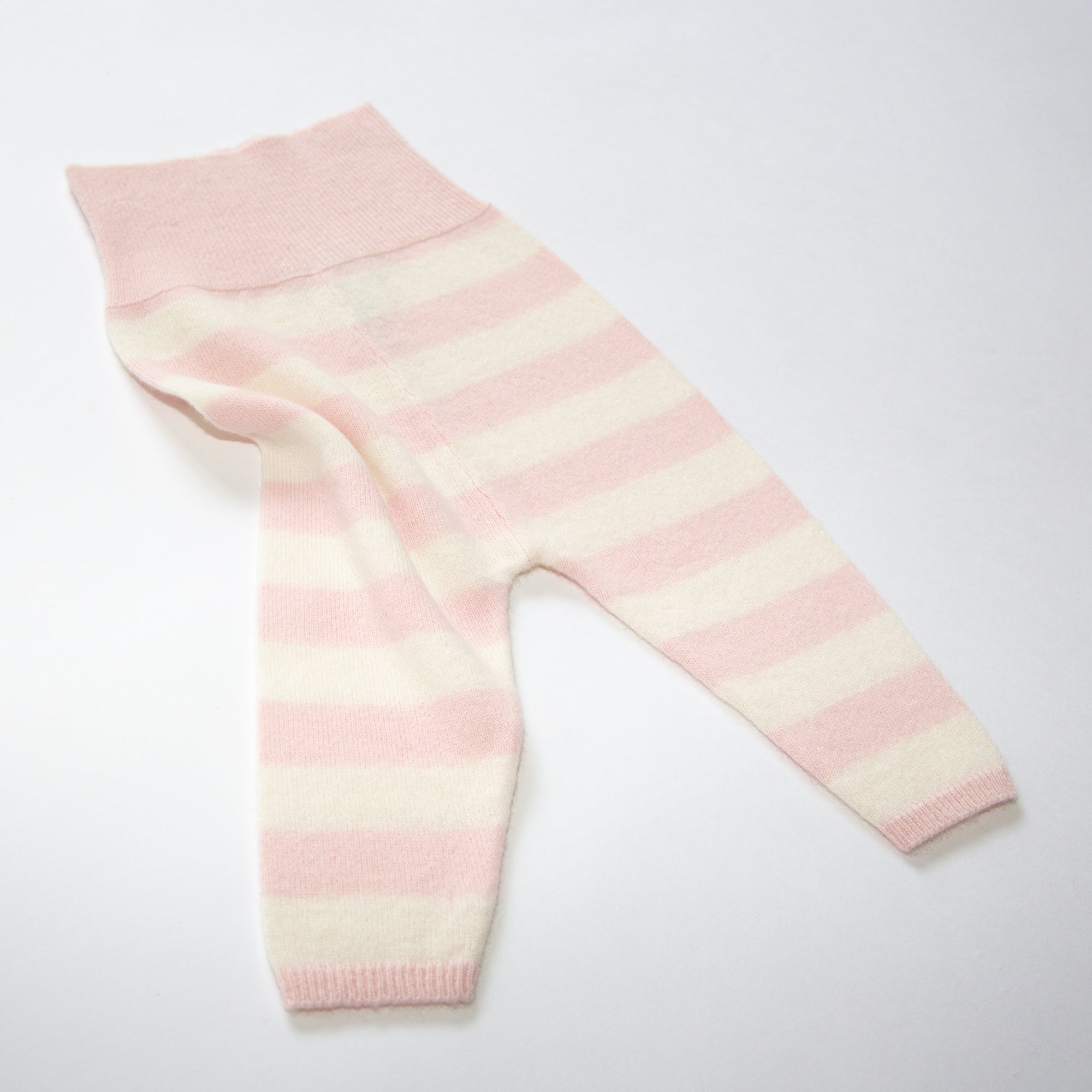 BOBBY cashmere baby pants with stripes