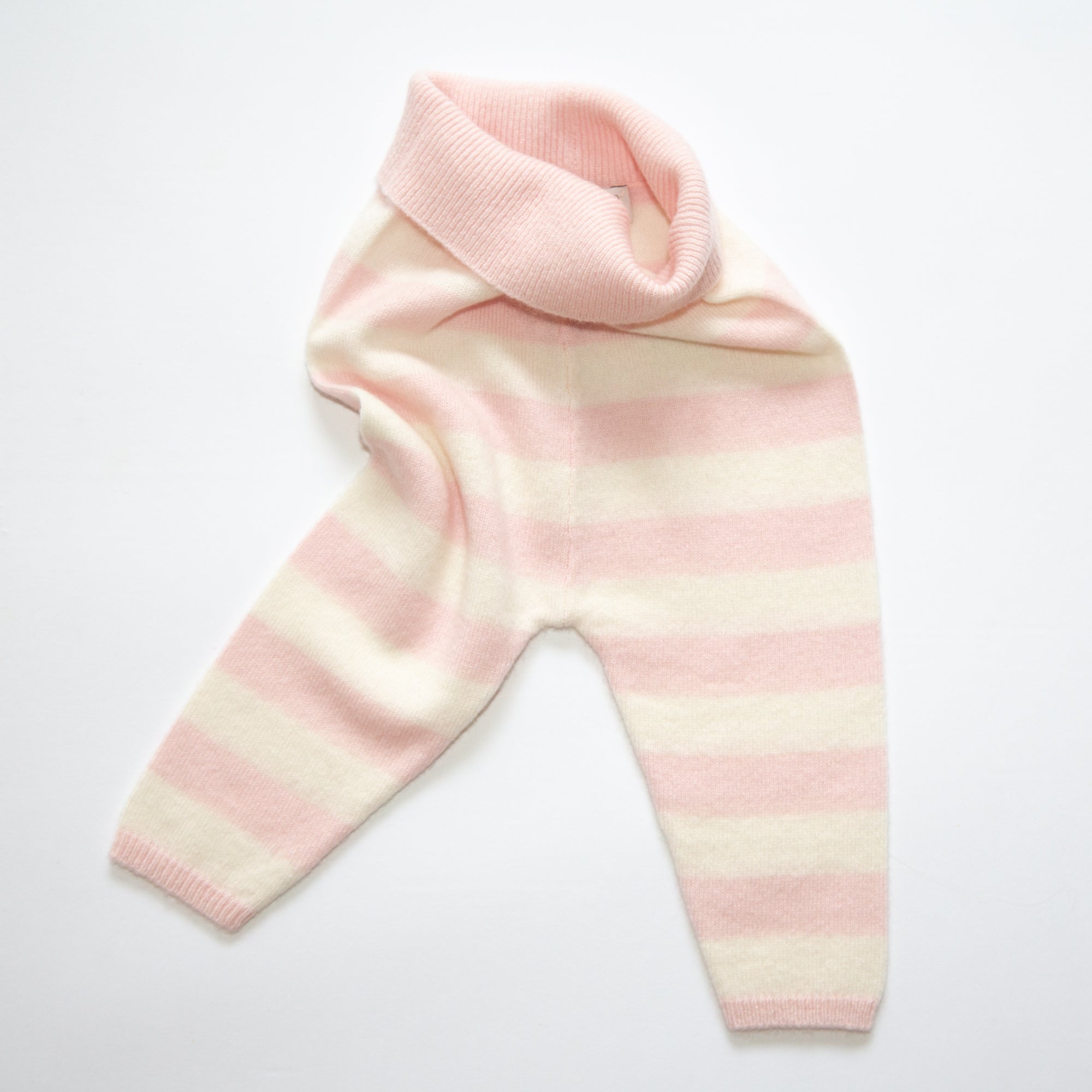BOBBY cashmere baby pants with stripes