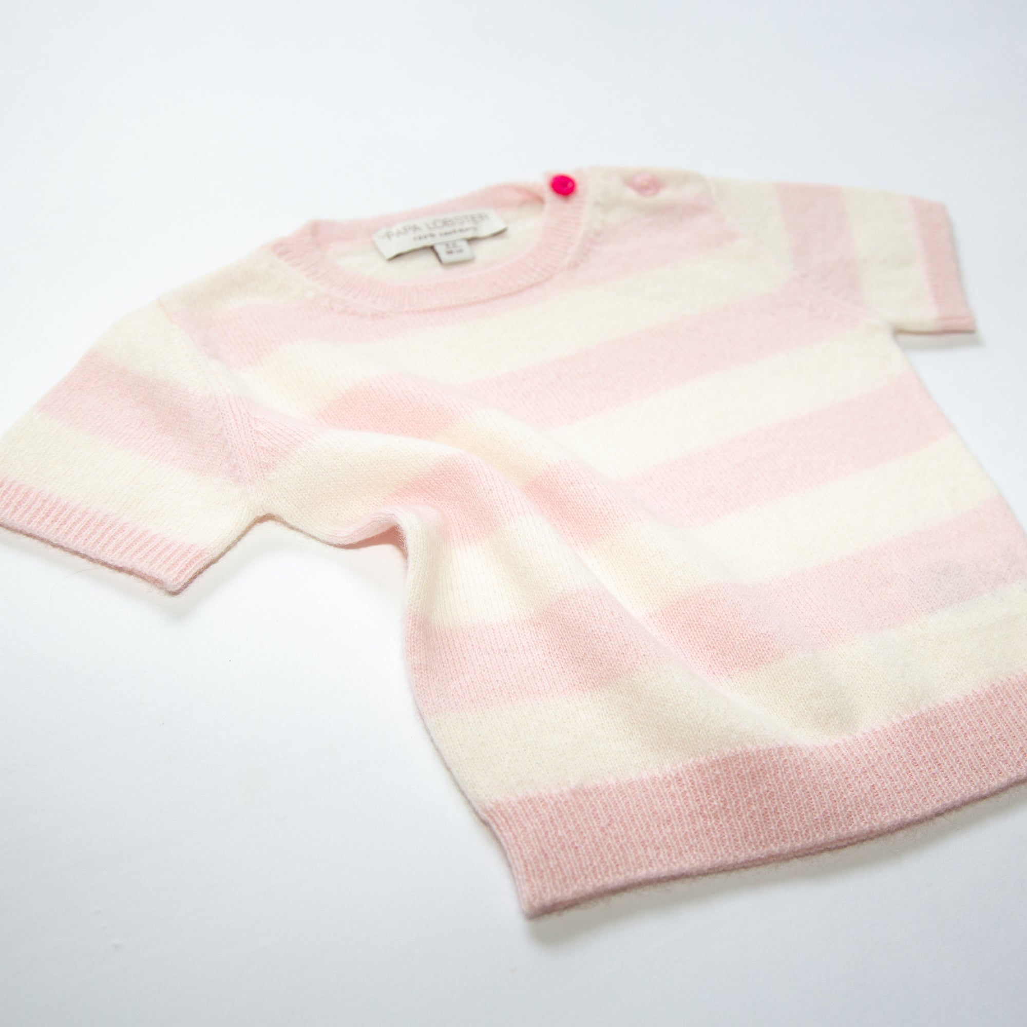 JUDY half-sleeved sweater with stripes