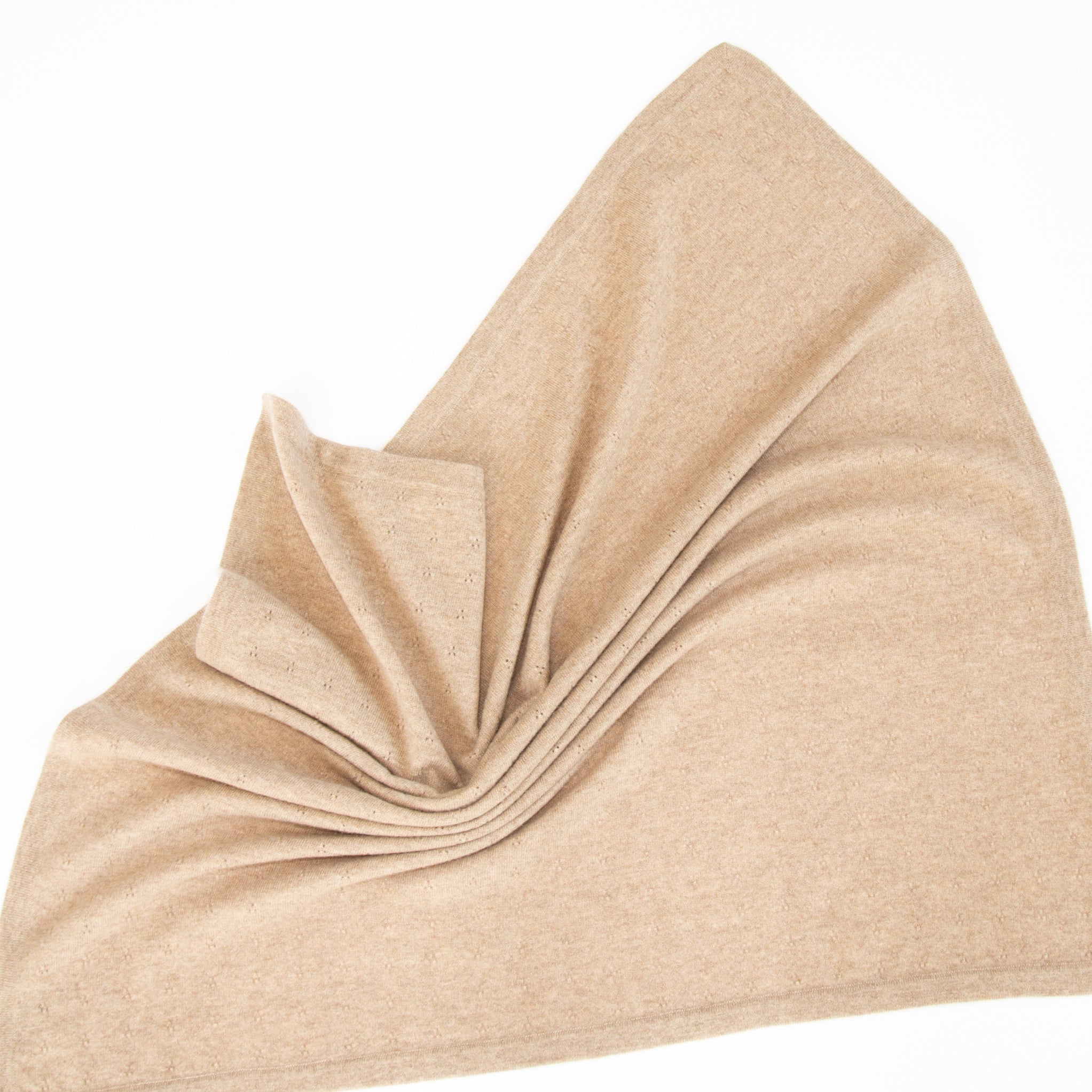 Cashmere baby blanket REVA with ajour pattern