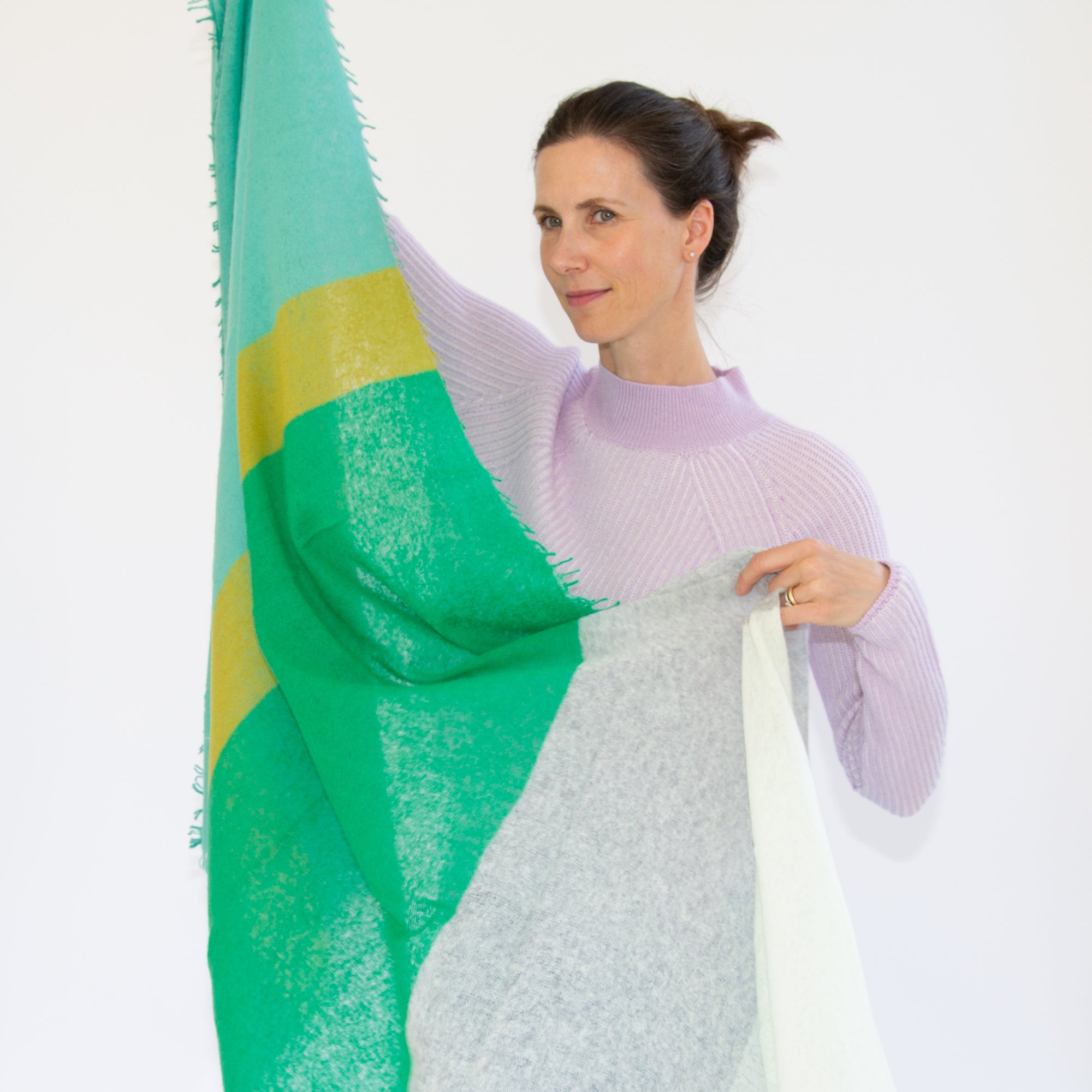 Schal CAMILLE mit Colourblock