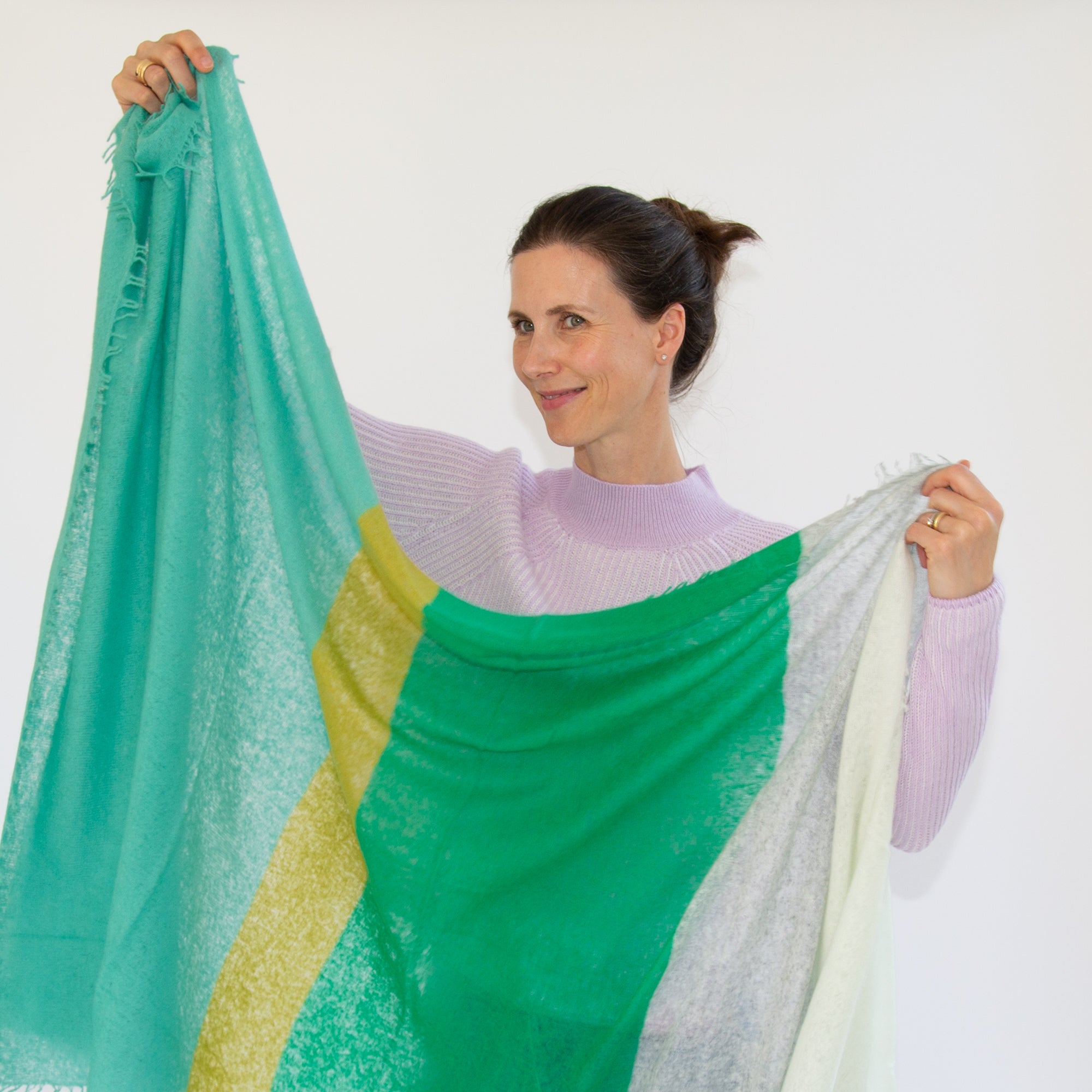 Schal CAMILLE mit Colourblock