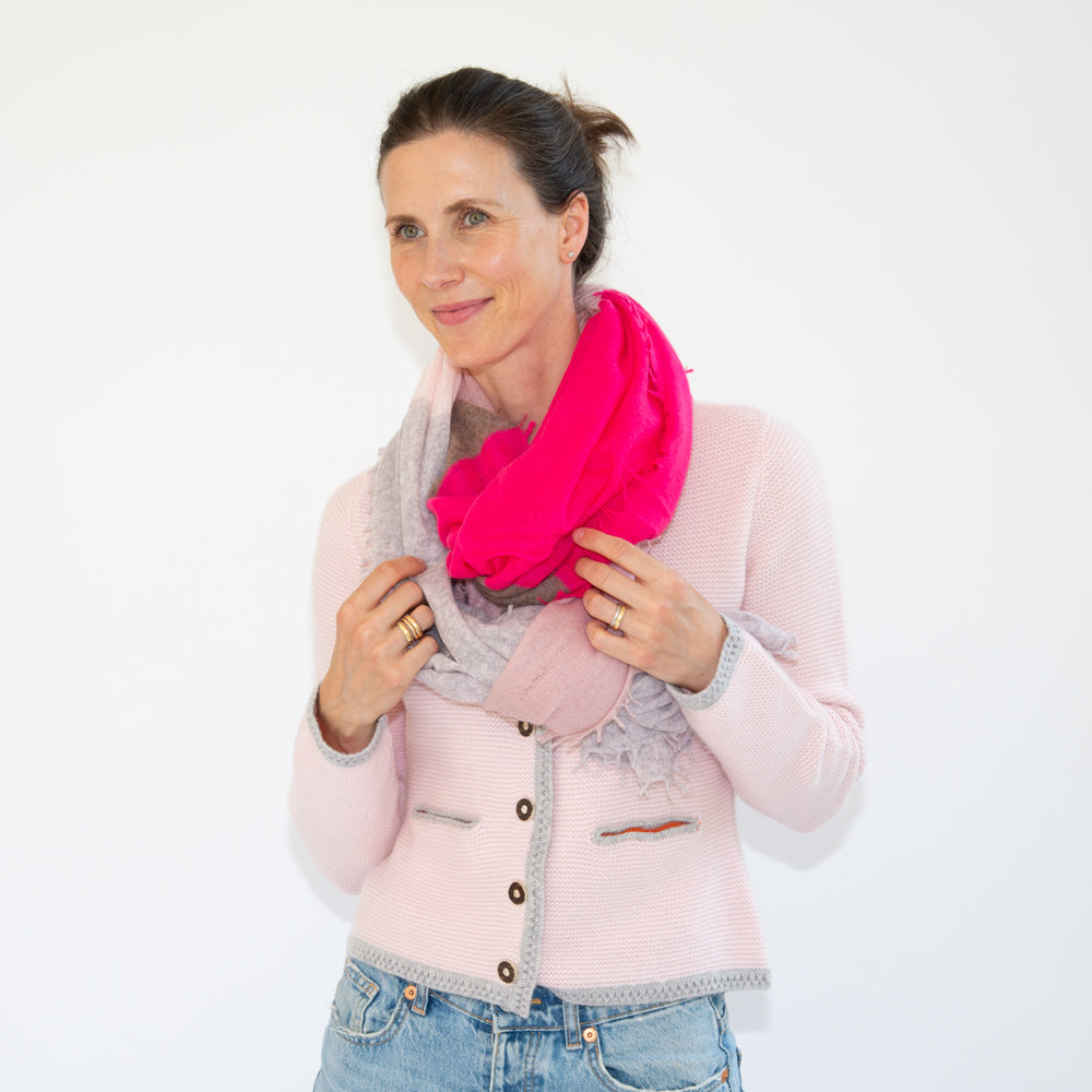 Schal CAMILLE mit Colourblock