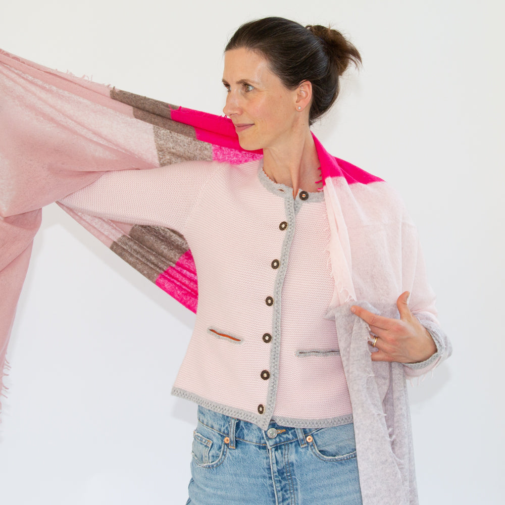 Schal CAMILLE mit Colourblock