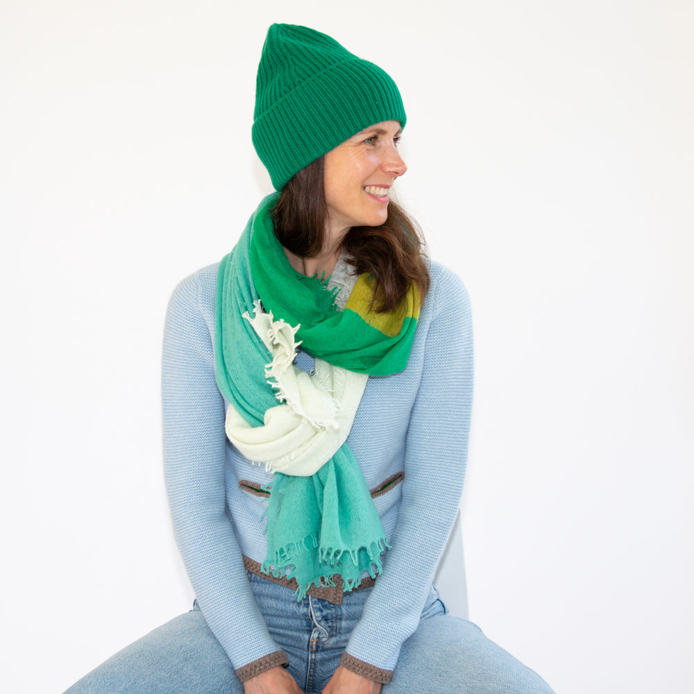 Schal CAMILLE mit Colourblock