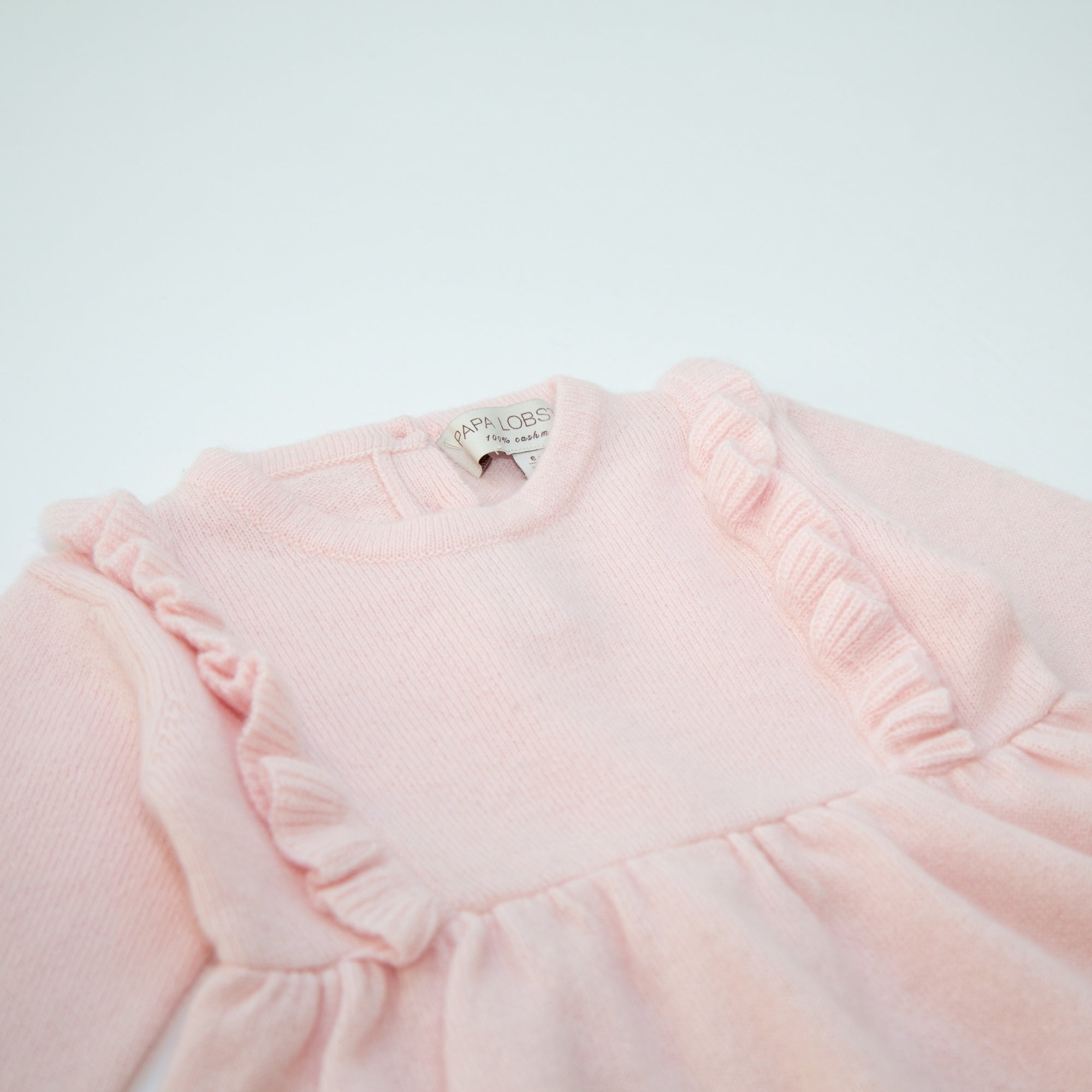 MUSTER - Kaschmir-Strickkleid LOU - rosé