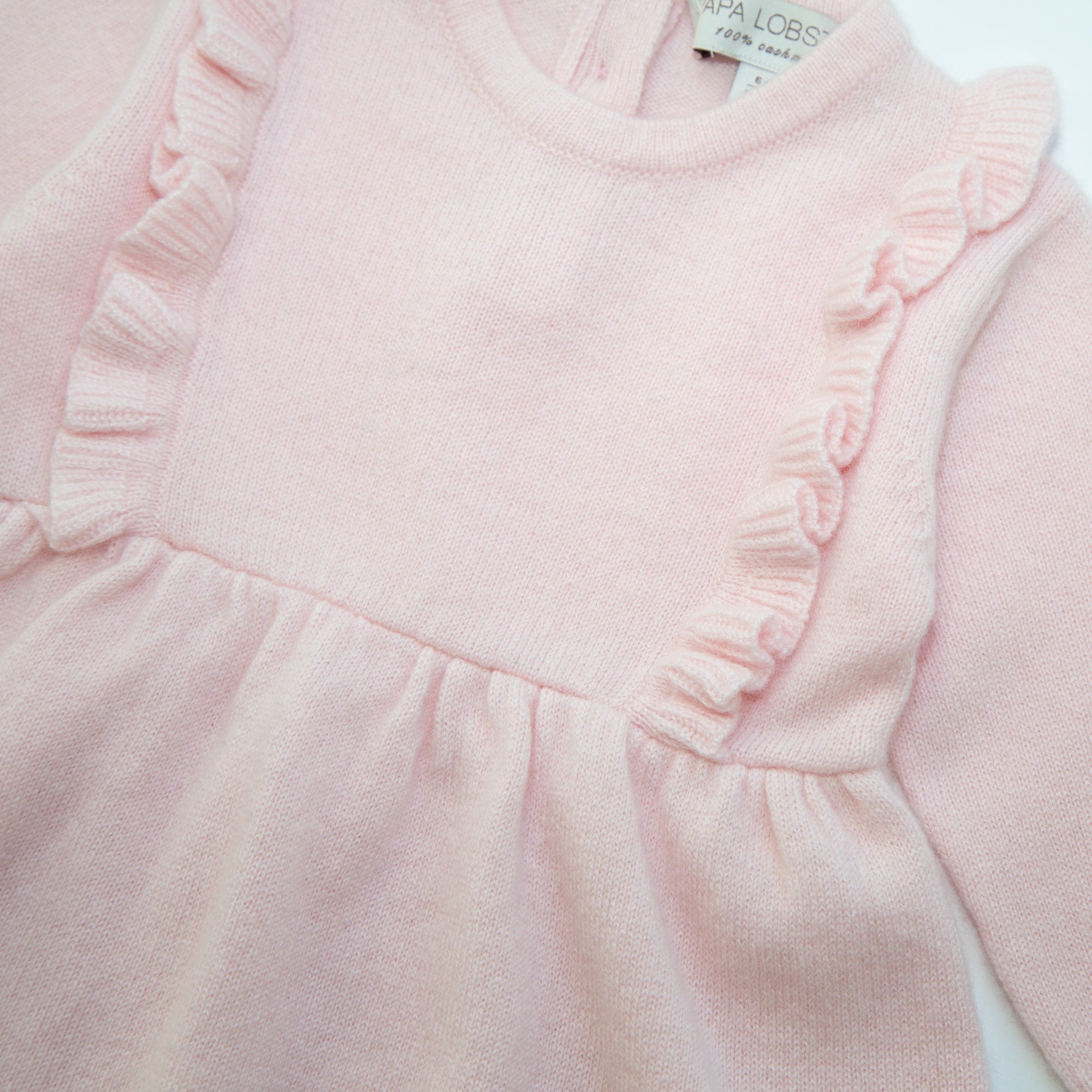 MUSTER - Kaschmir-Strickkleid LOU - rosé