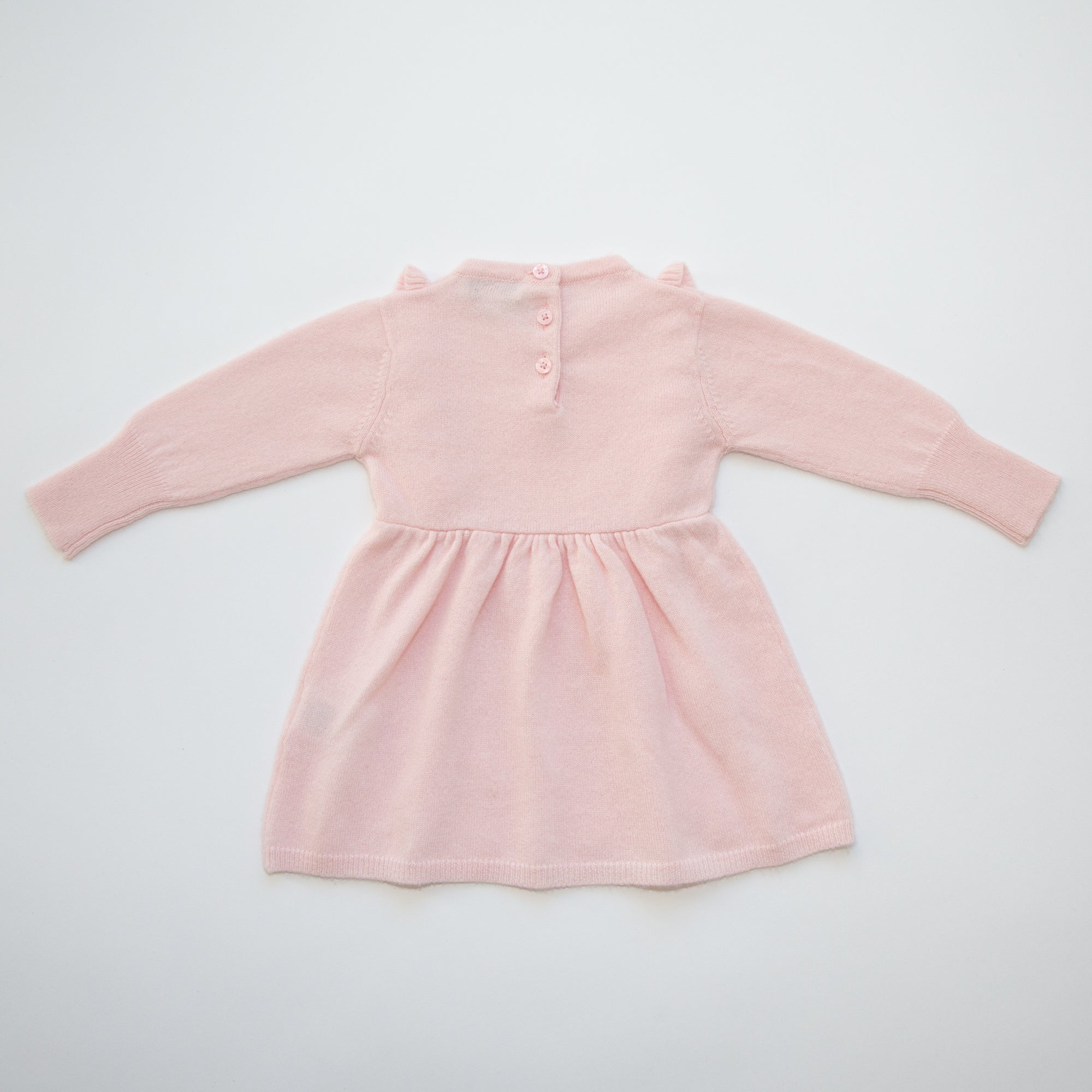 MUSTER - Kaschmir-Strickkleid LOU - rosé