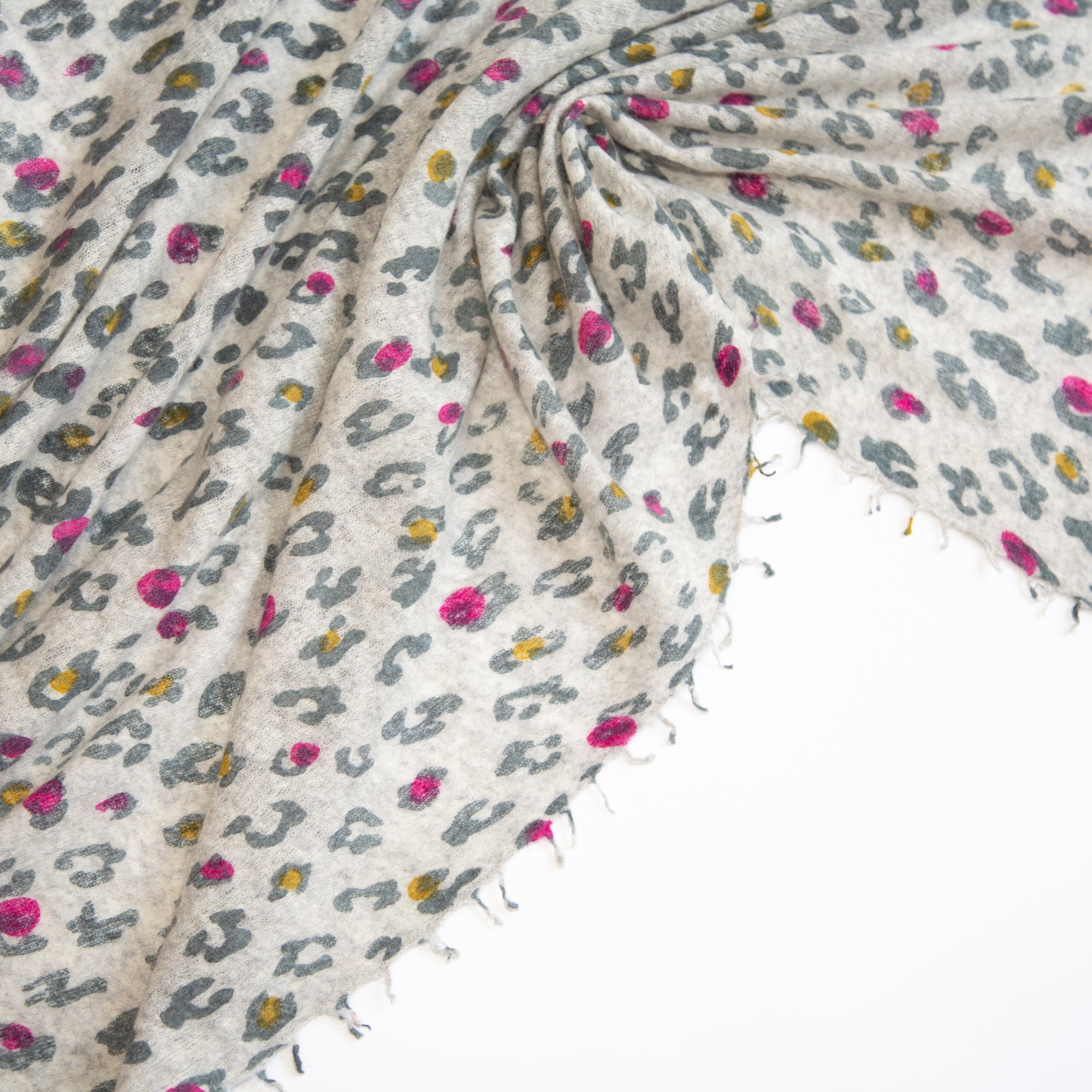 Schal CAMILLE mit Leoprint