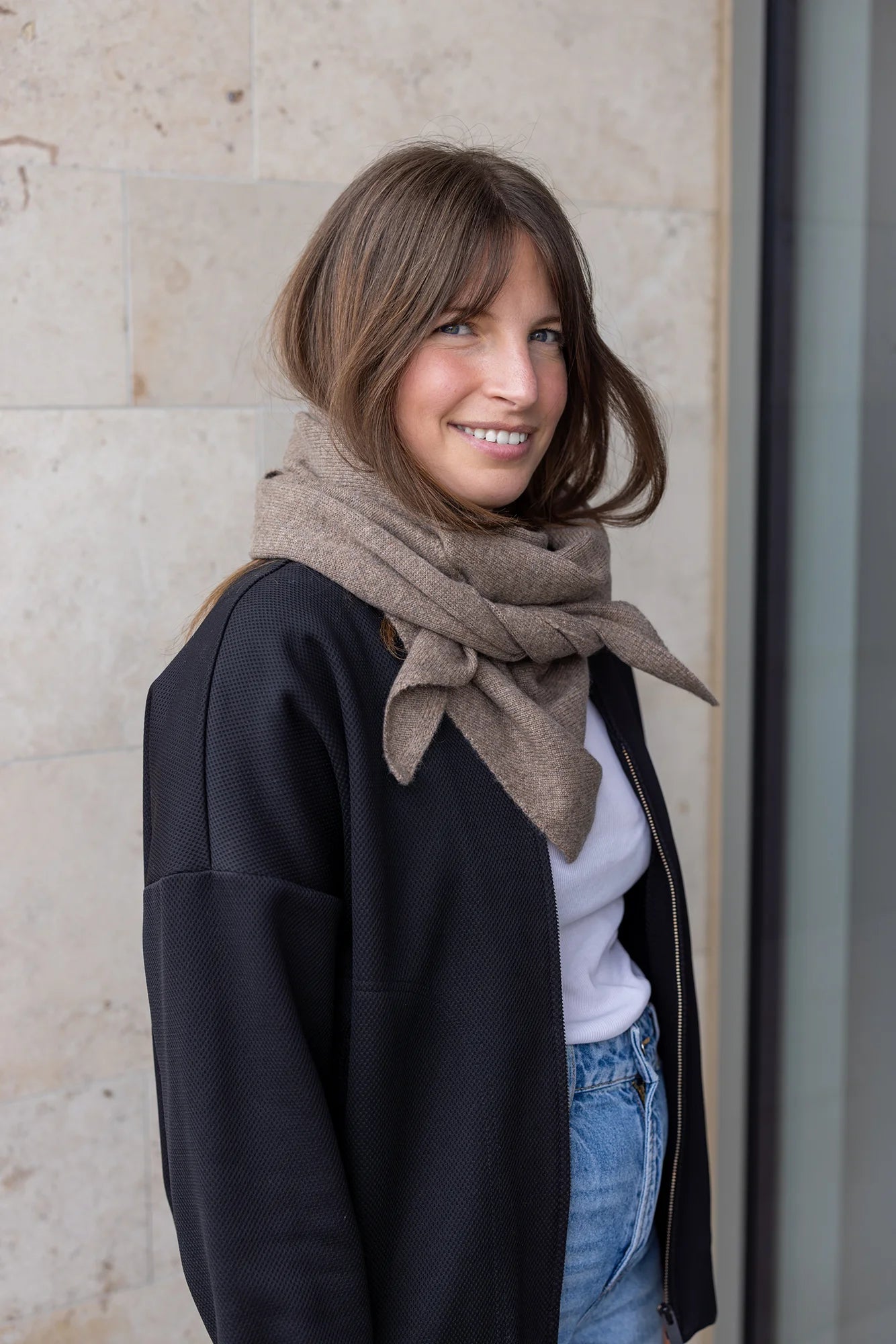Triangular scarf NICKI X