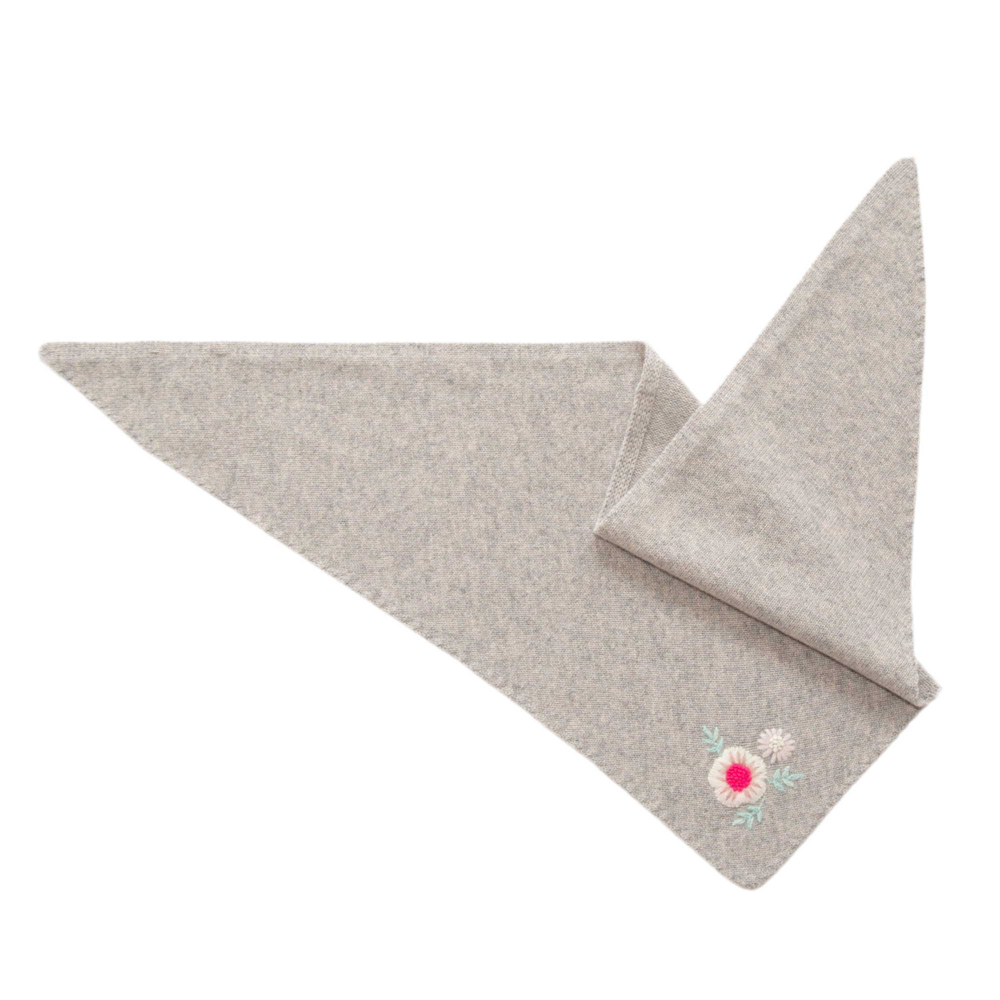 FLOWER triangular scarf