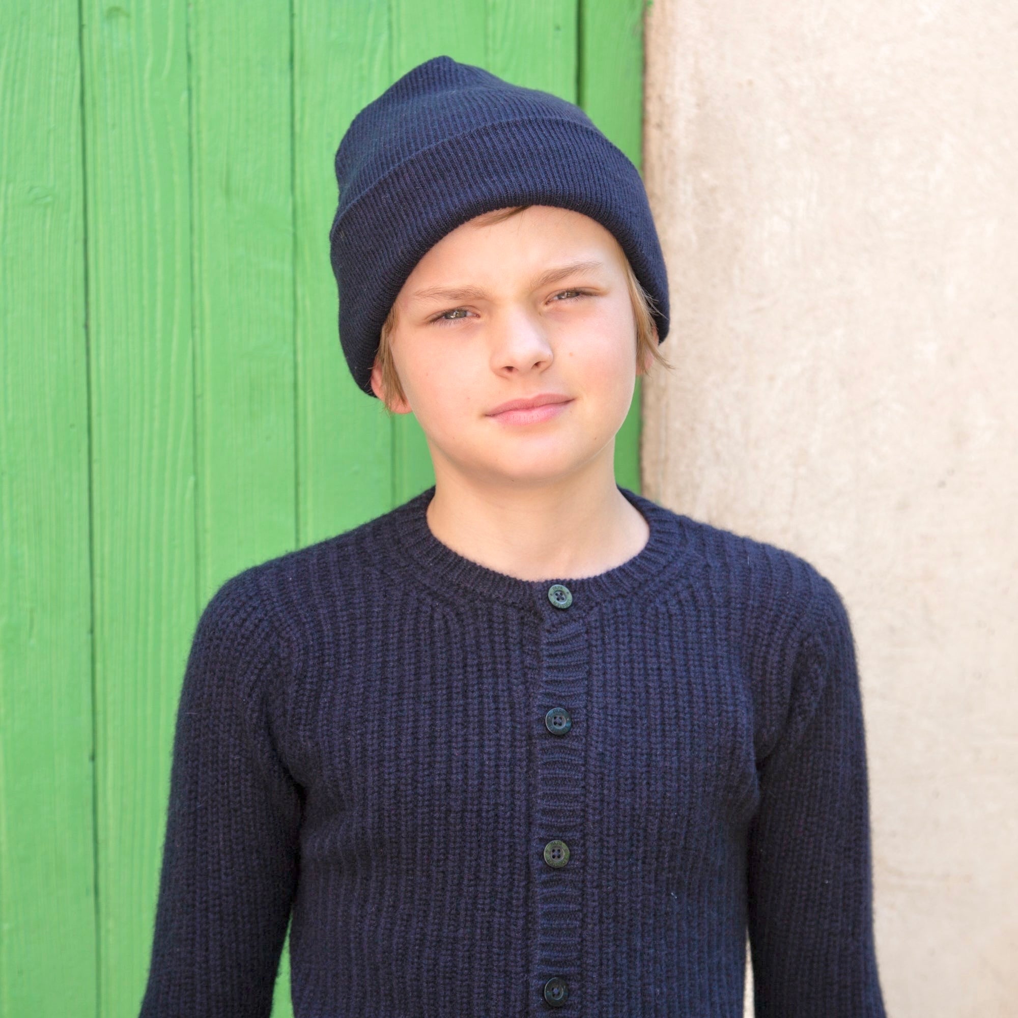 NOVA X cardigan made of patent knit