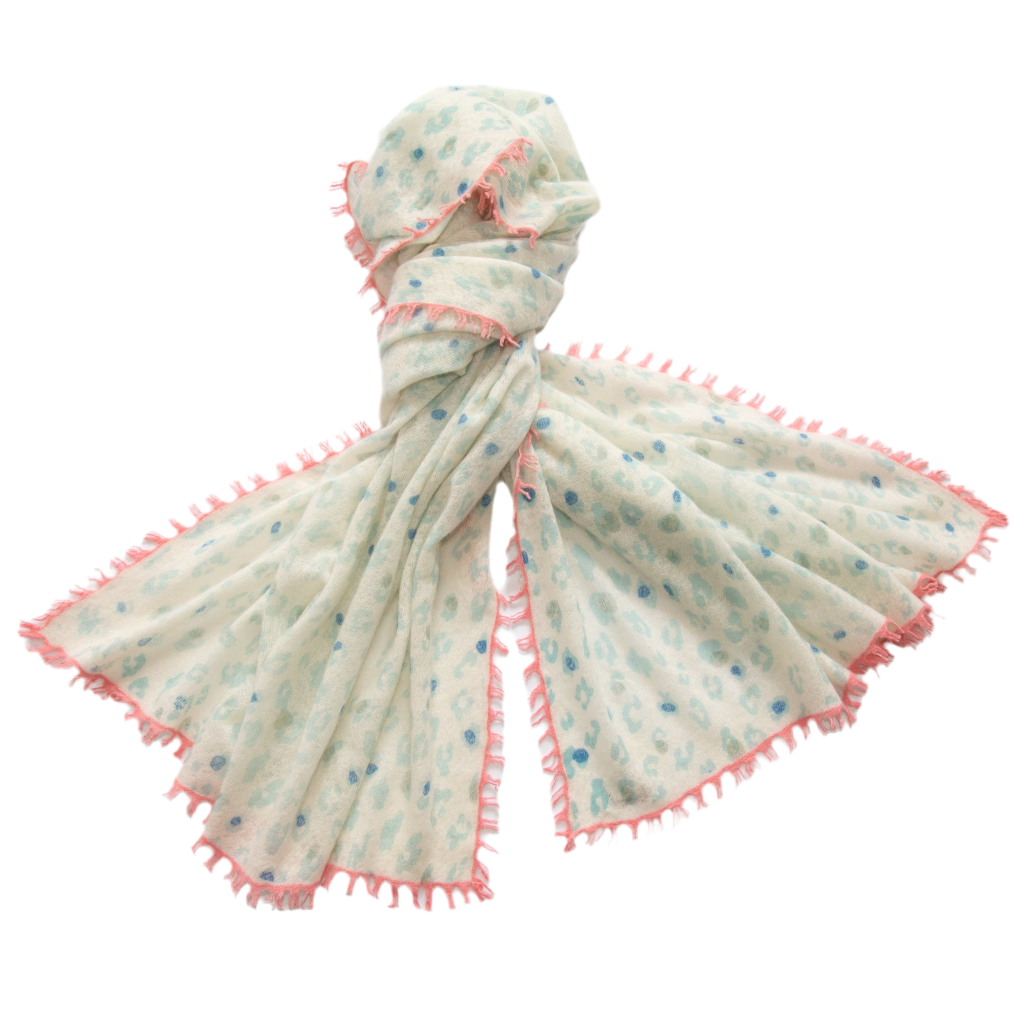 Schal CAMILLE mit Leoprint