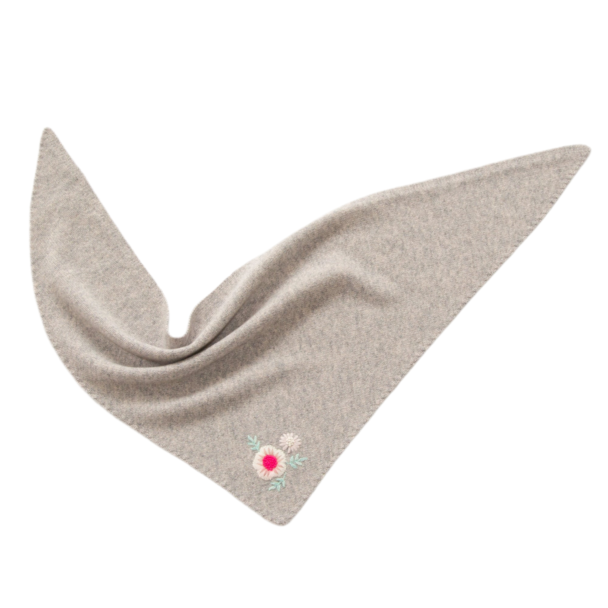 FLOWER triangular scarf