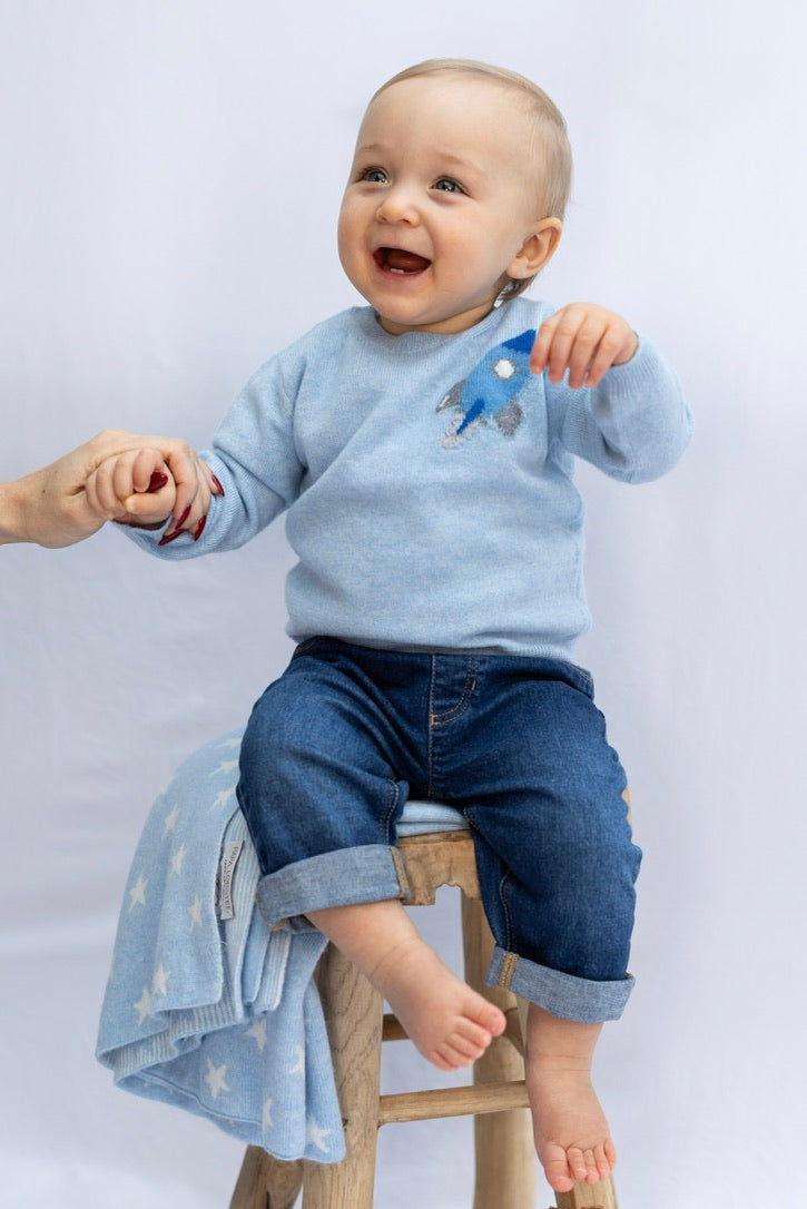 Kaschmir-Babydecke STAR