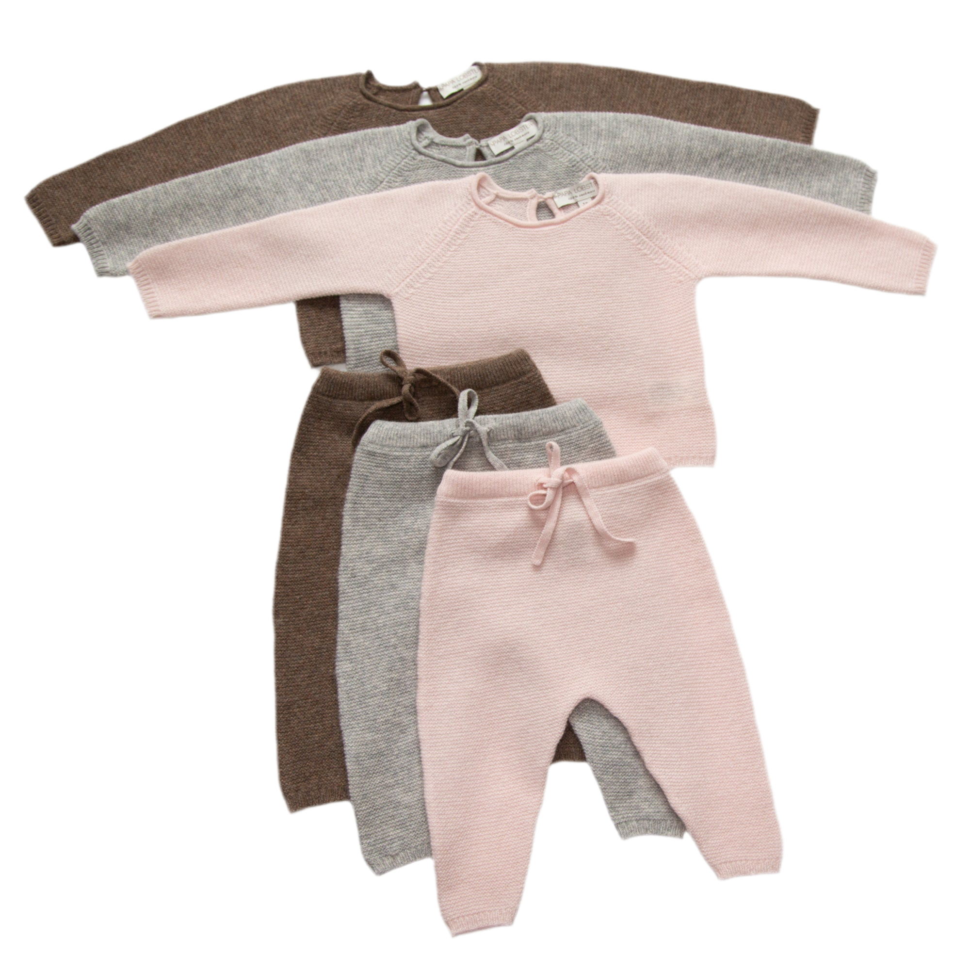 Kaschmir-Baby-Set ANOUK (Pulli & Hose)