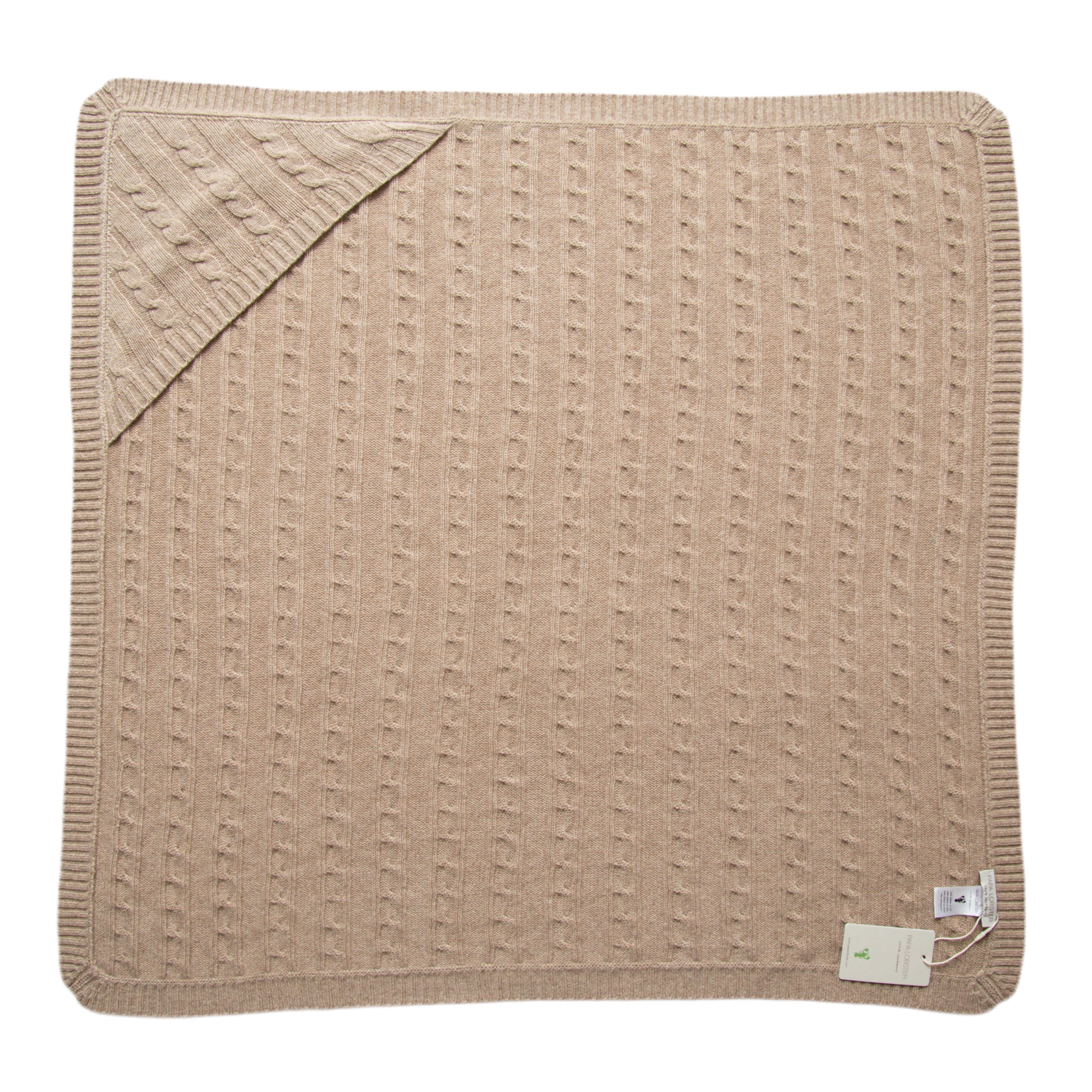 Kaschmir-Babydecke SHILOH mit KAPUZE