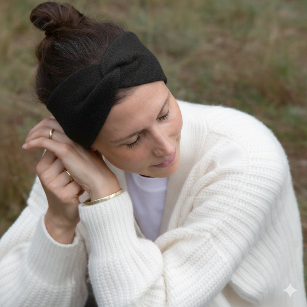 Stirnband SIENNA mit Knoten-Twist