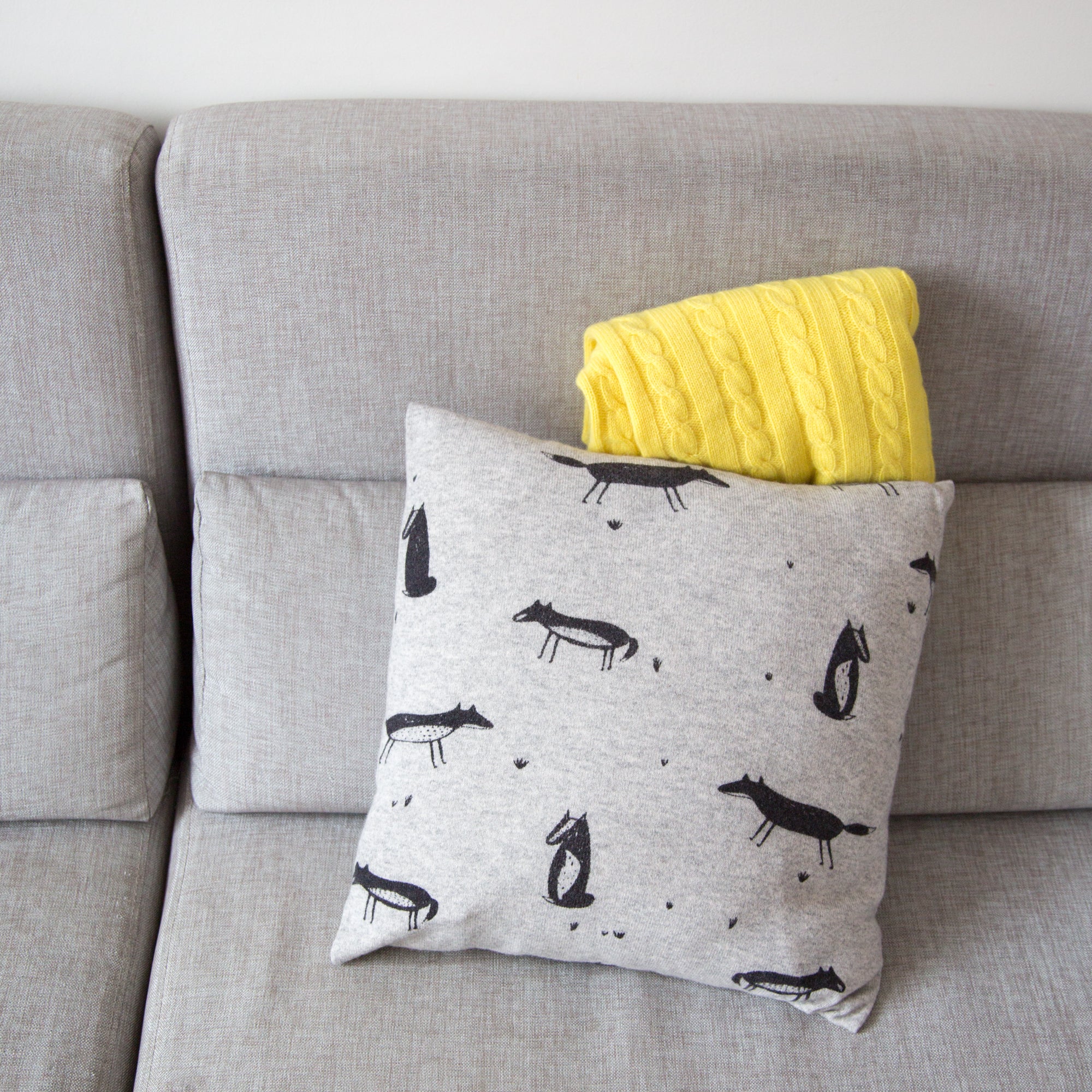 Kaschmirkissen-Bezug FOX