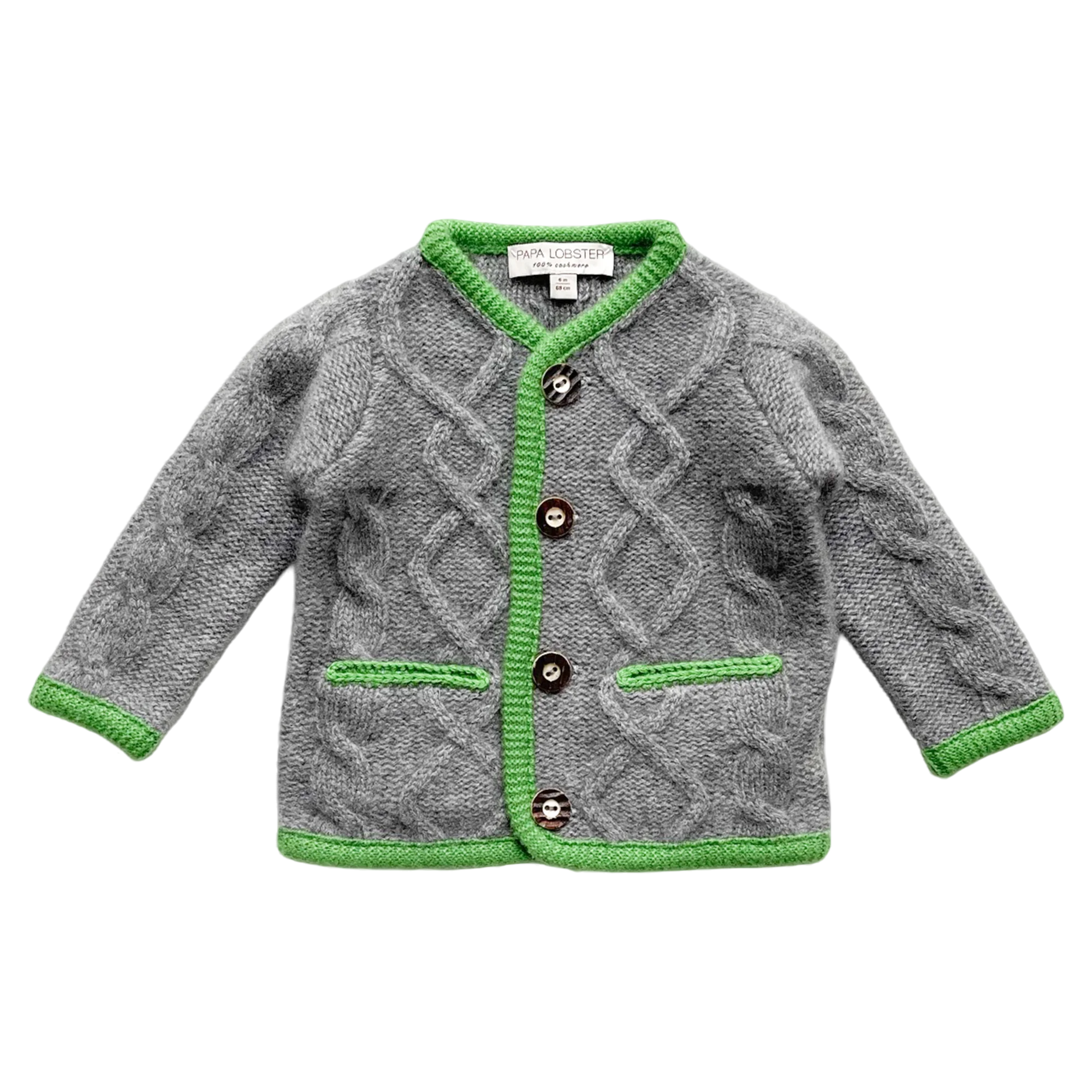 Trachten-Cardigan MAXI mit Aranmuster