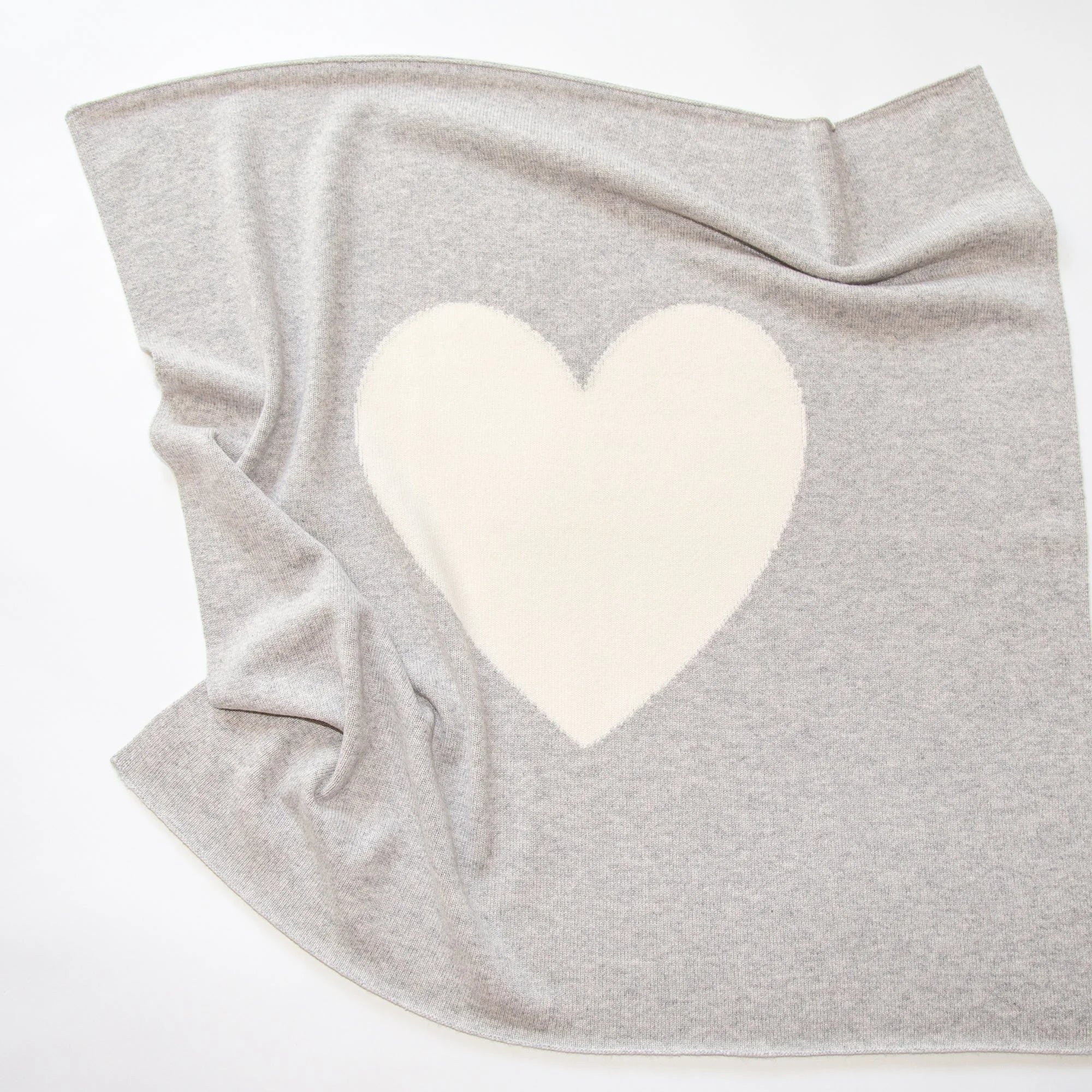 Kaschmir Babydecke HEART