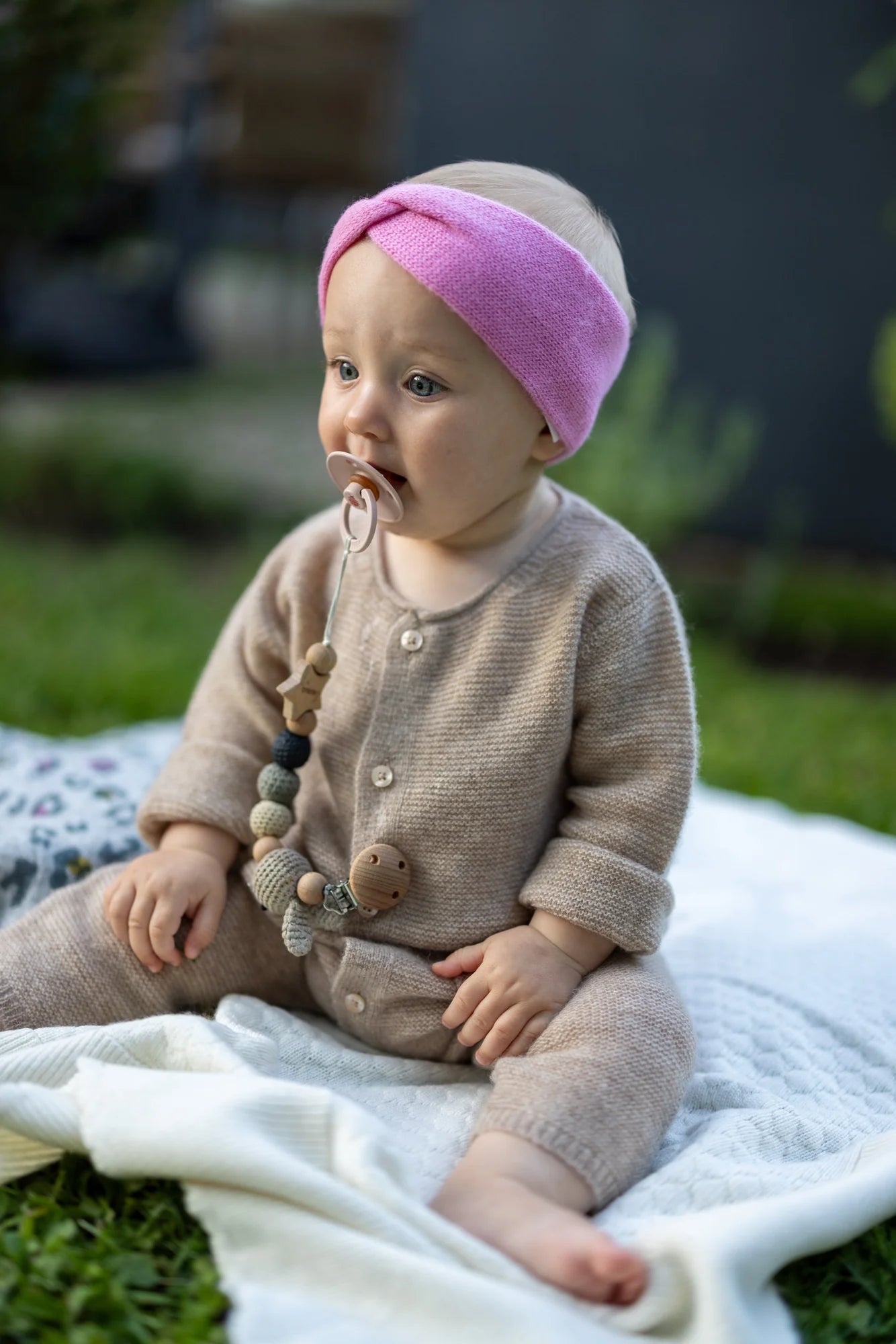 Stirnband MAXI mit Knoten-Twist