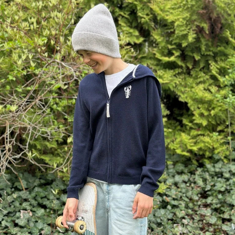ZIGGY Zipper hooded jacket