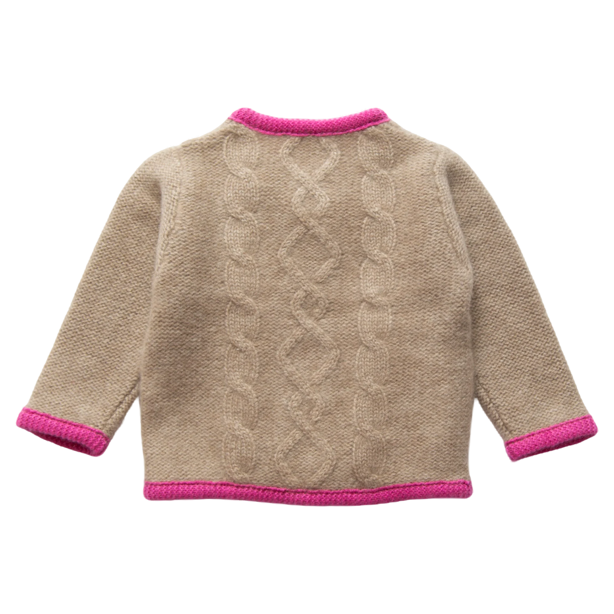 Trachten-Cardigan MAXI mit Aranmuster