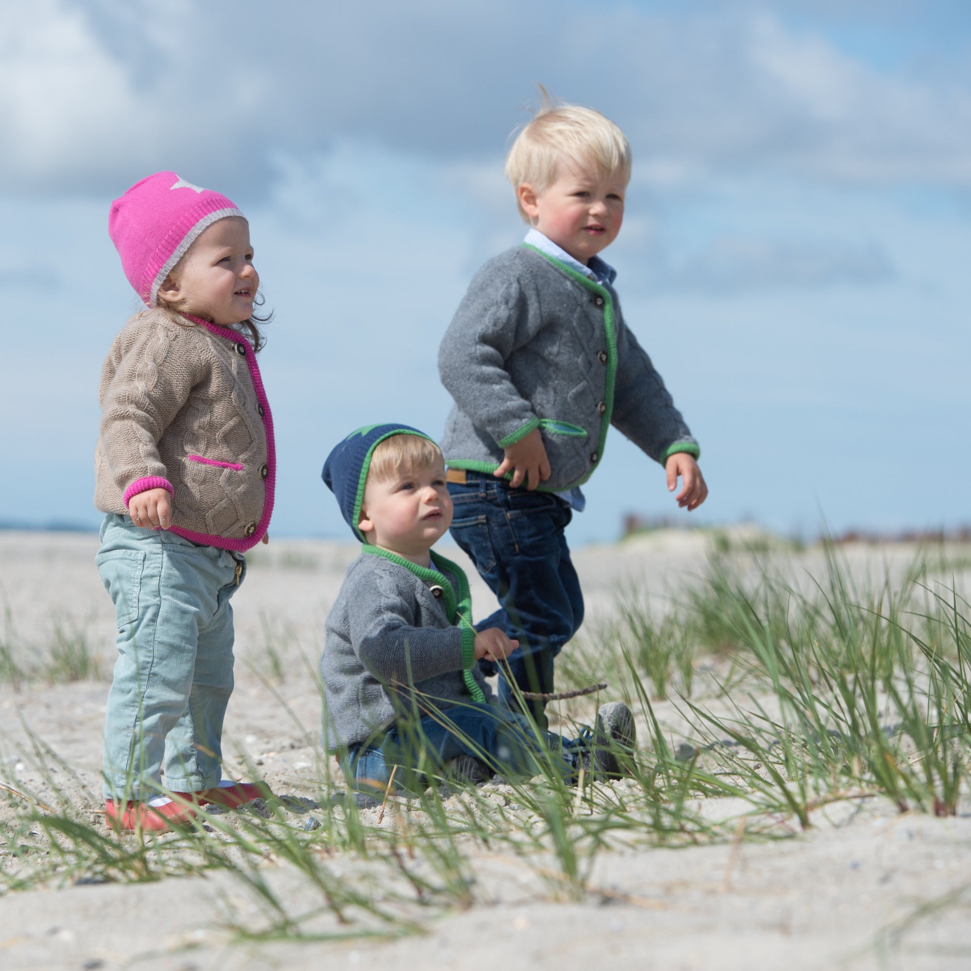 Trachten-Cardigan MAXI mit Aranmuster