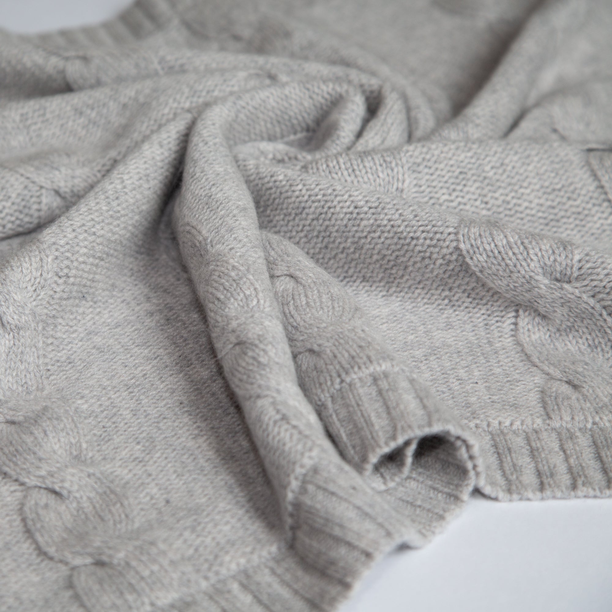 Babydecke JULES mit Zopfmuster