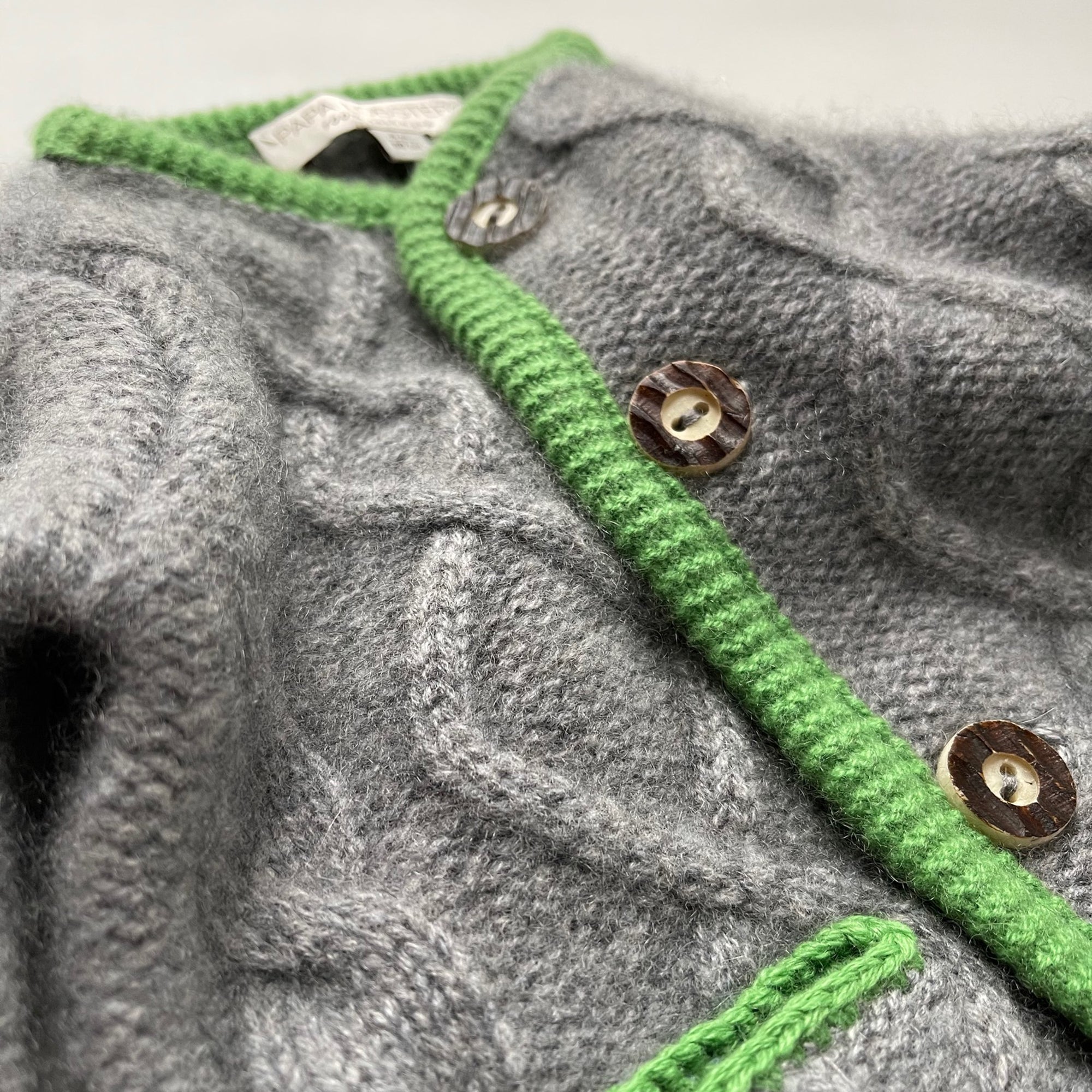 Trachten-Cardigan MAXI mit Aranmuster