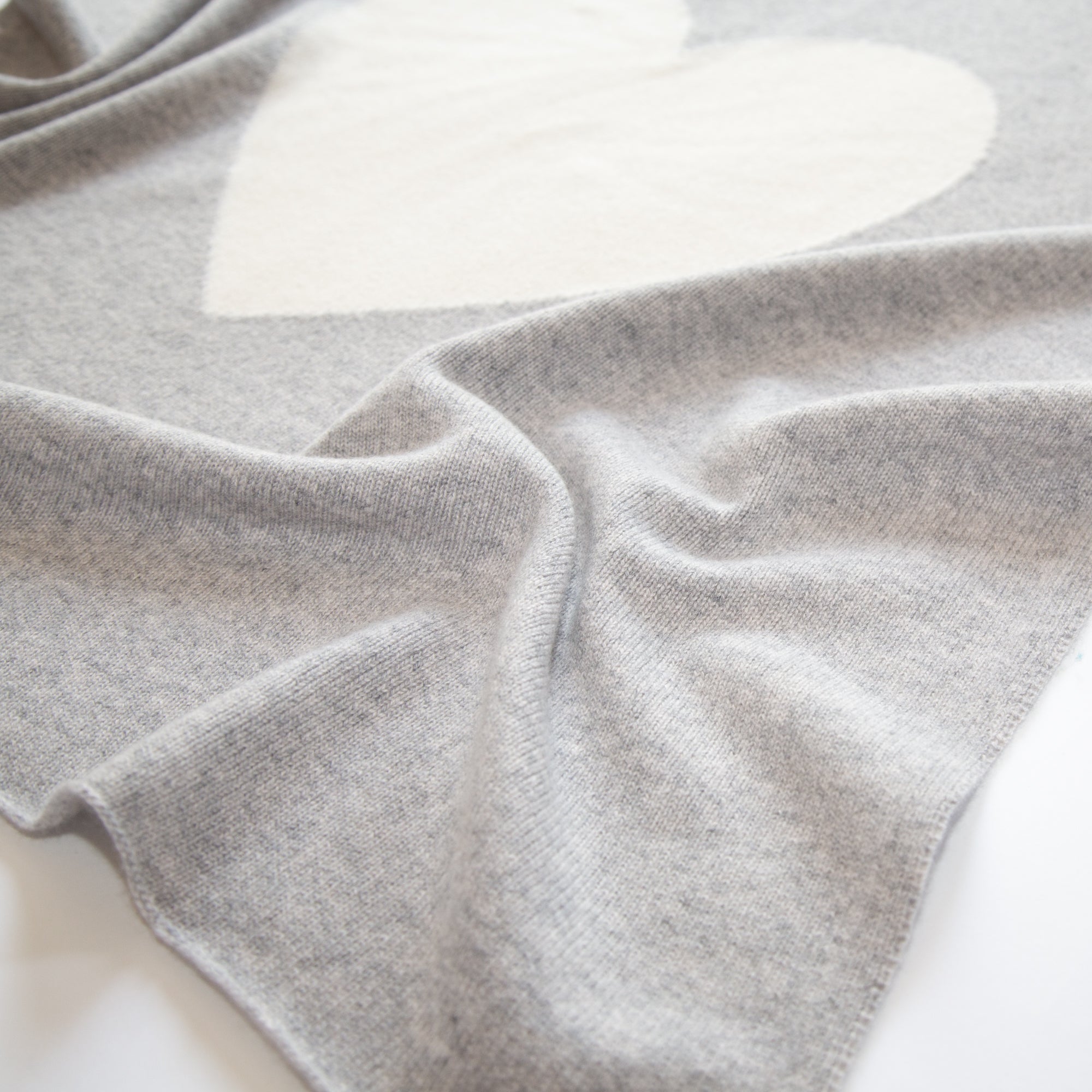 Kaschmir-Babydecke HEART