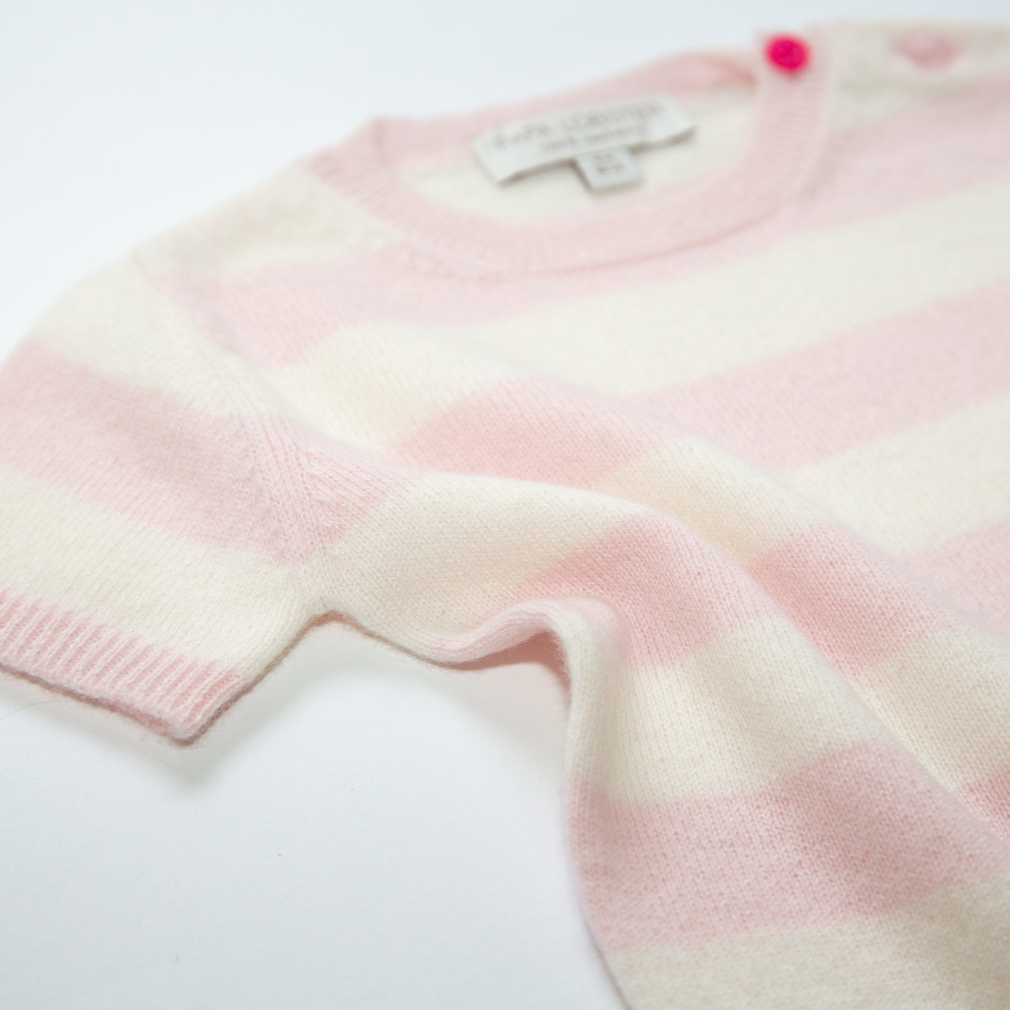 Halbarm-Pullover JUDY mit Streifen