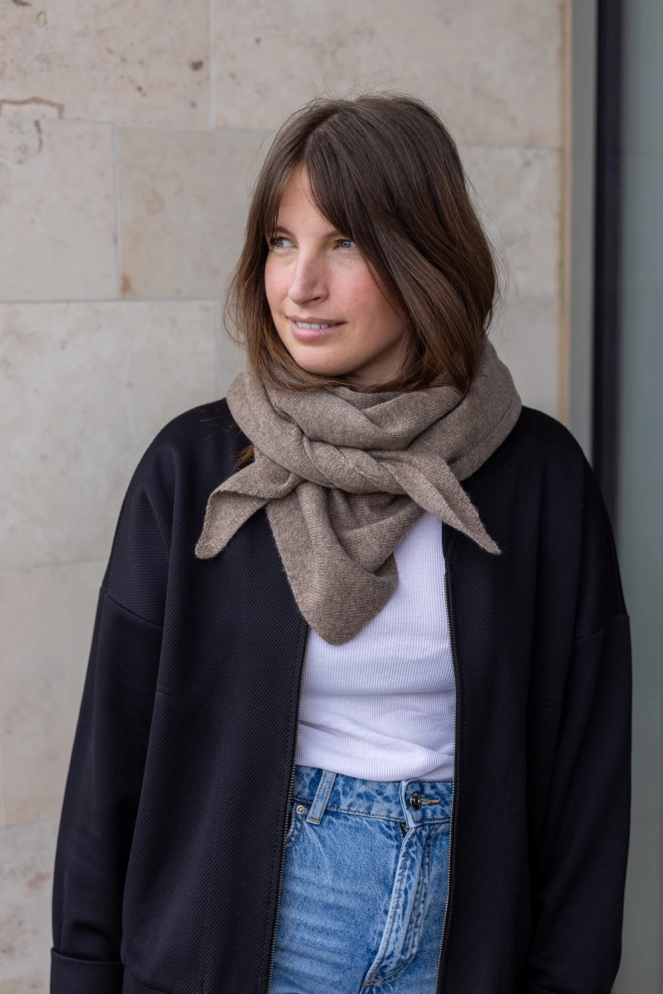 Triangular scarf NICKI X