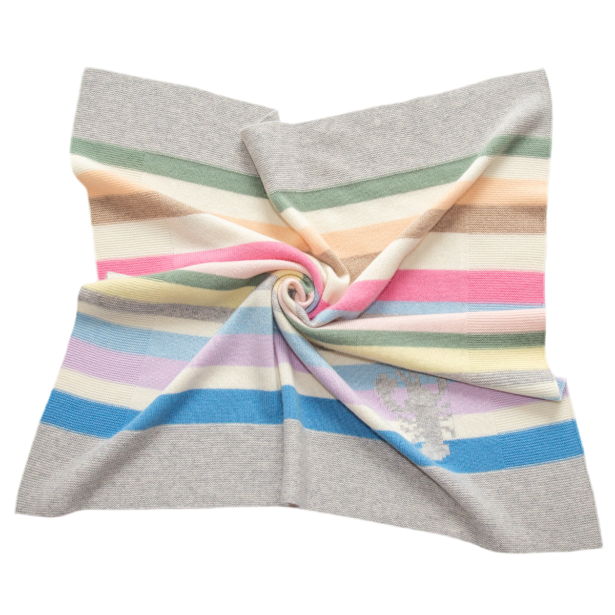 Kaschmir-Babydecke COLOUR FAN