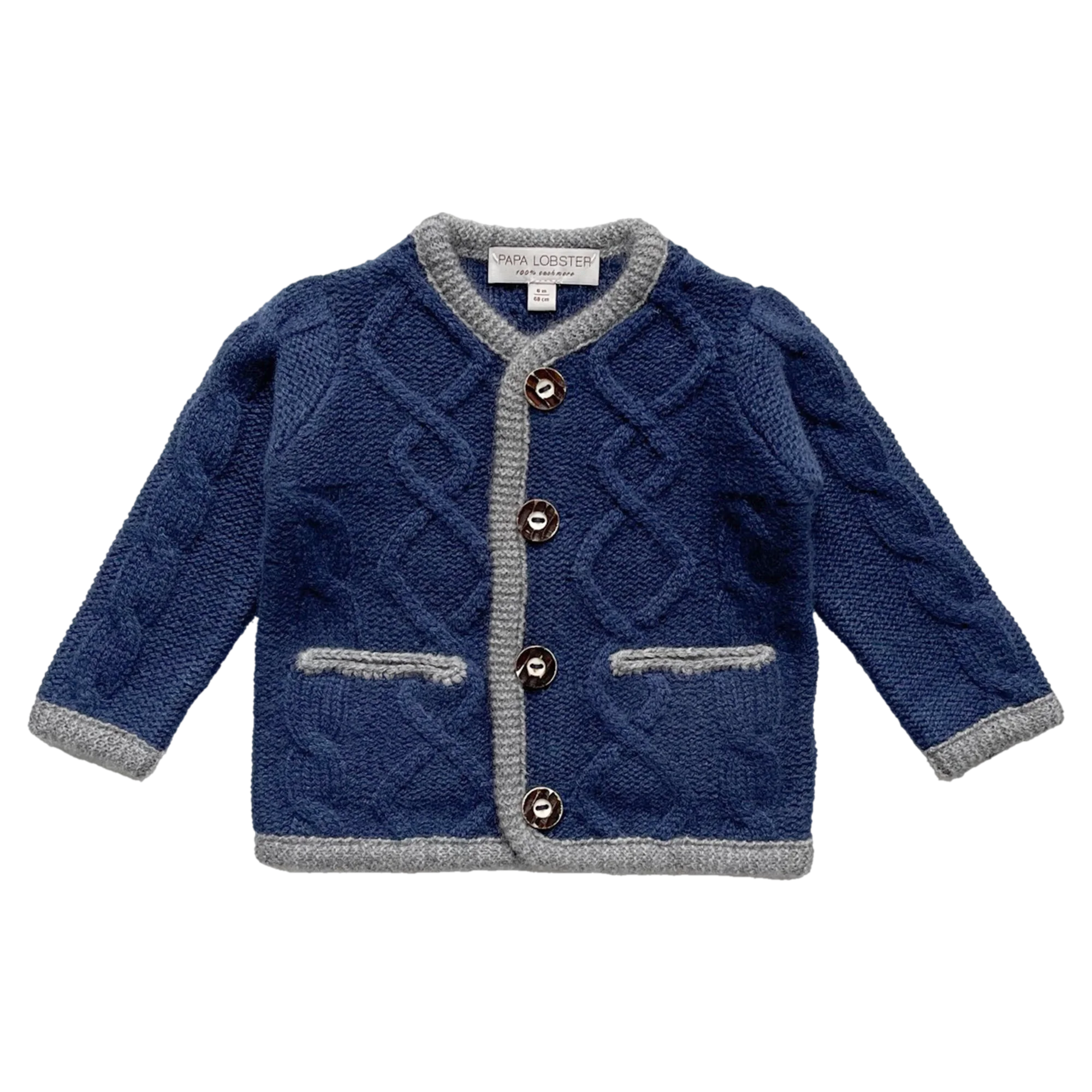 Trachten-Cardigan MAXI mit Aranmuster