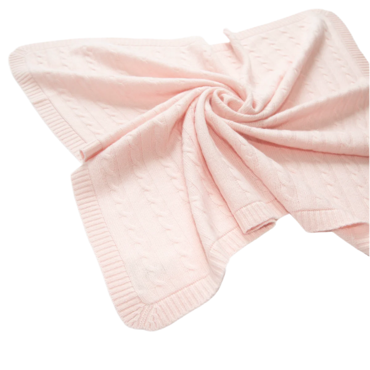 Cashmere baby blanket