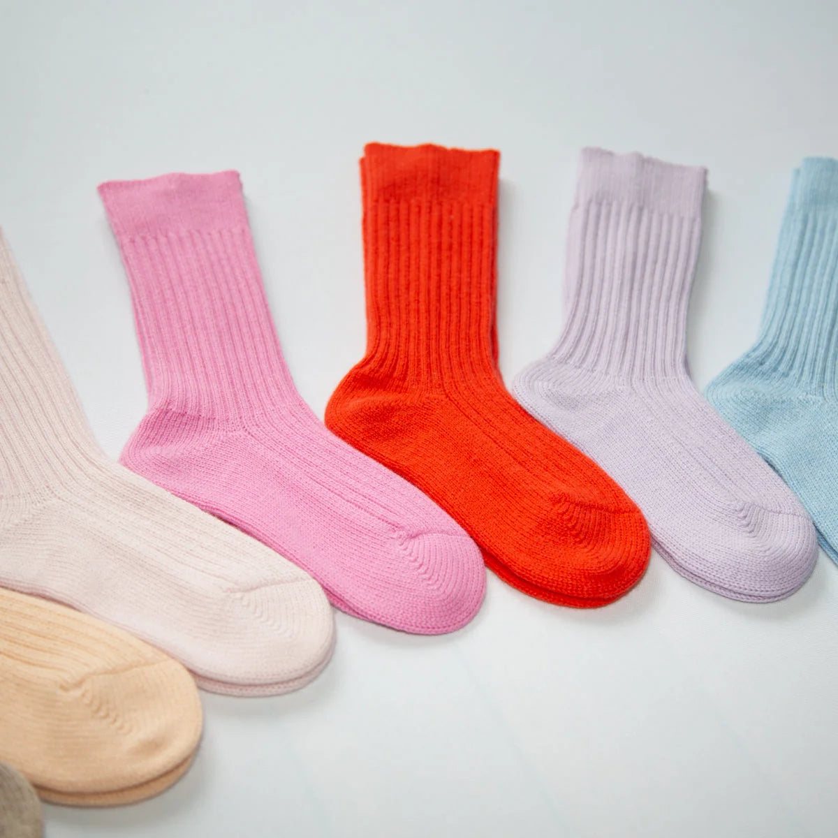 Kaschmirsocken SOLID