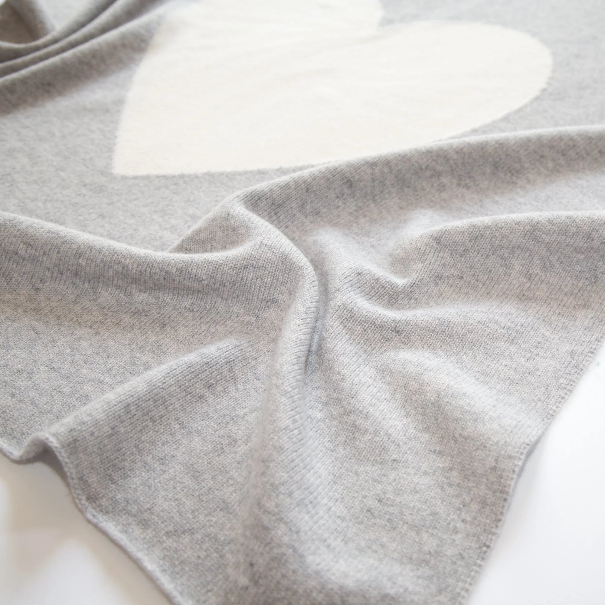 Kaschmir Babydecke HEART