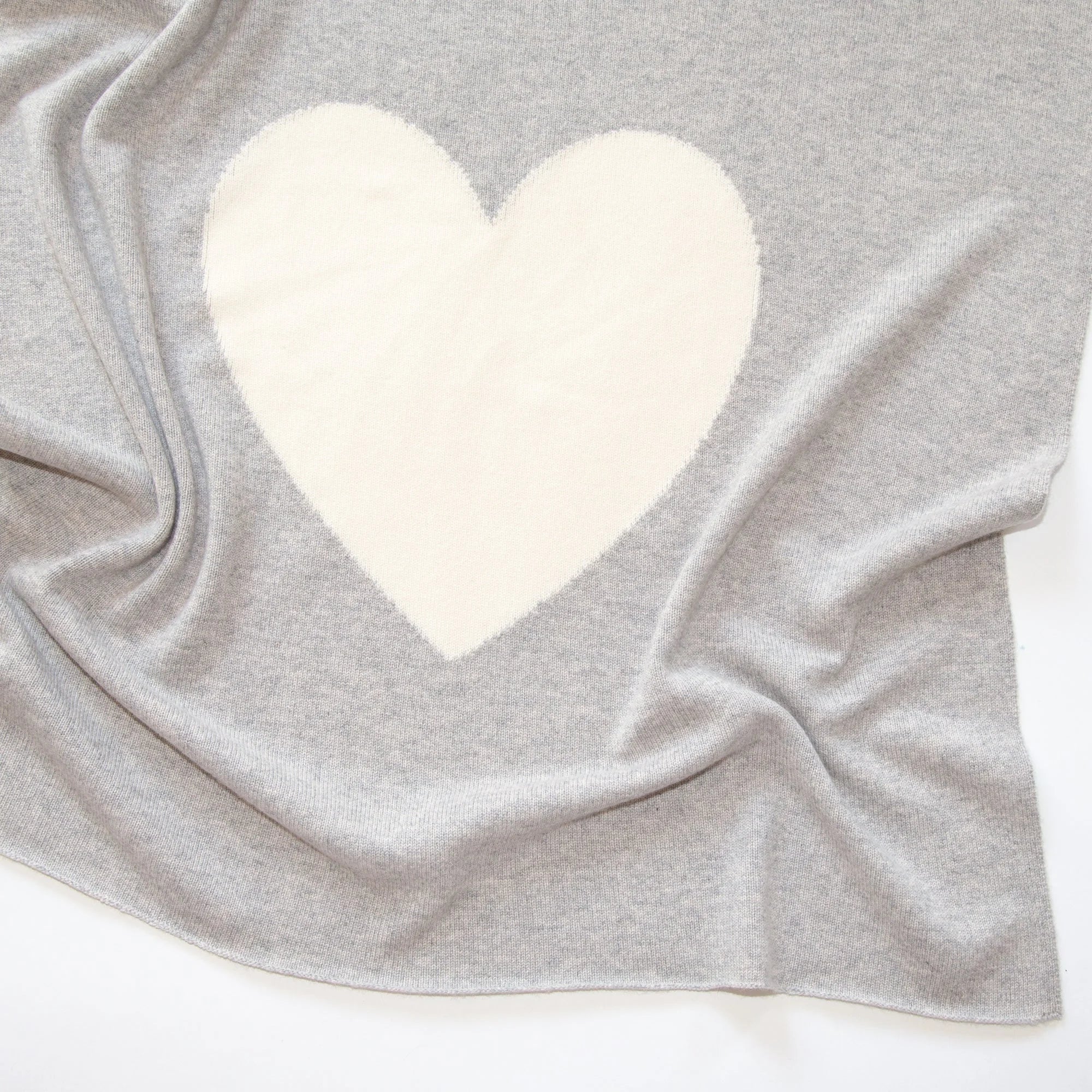 Kaschmir Babydecke HEART