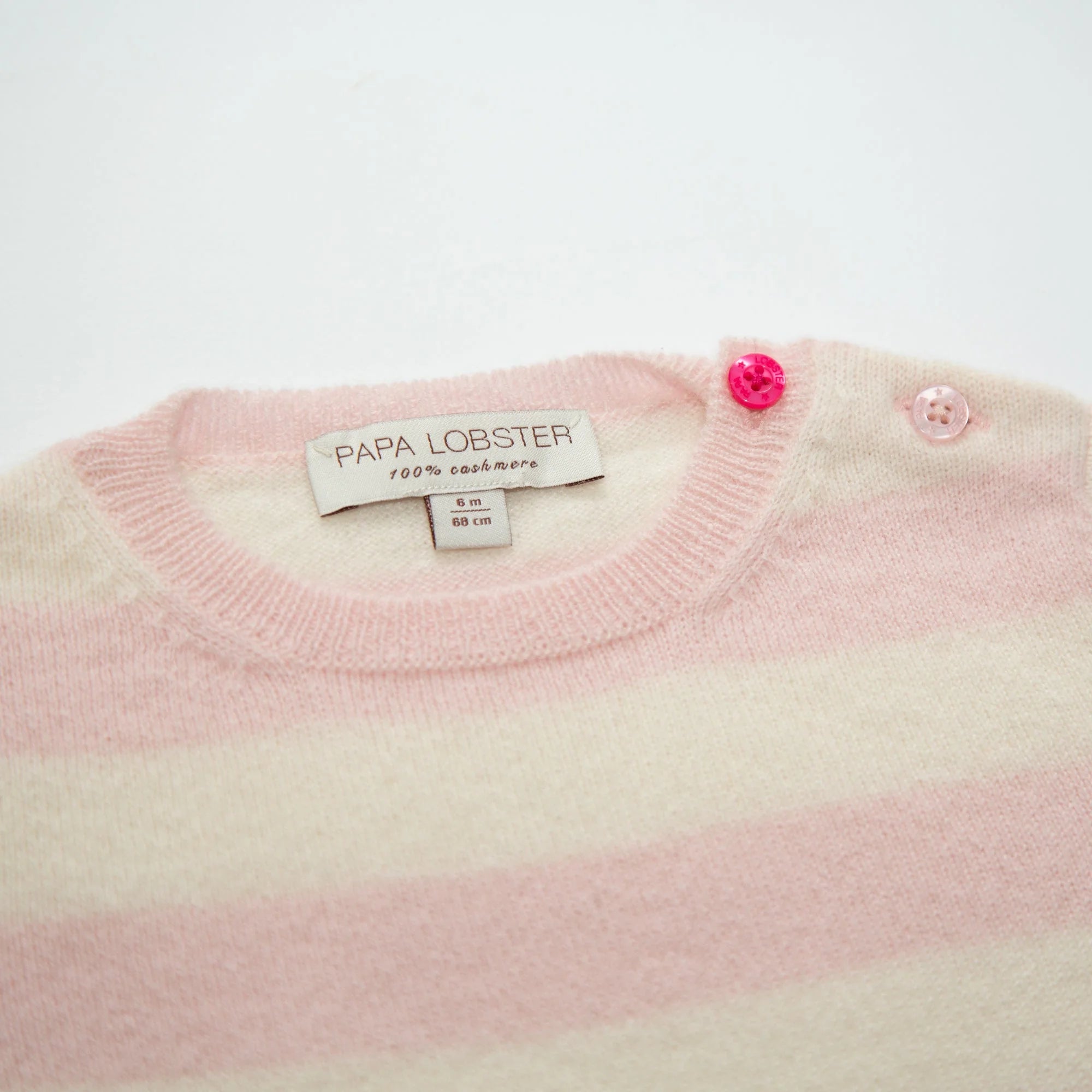 JUDY half-sleeved sweater with stripes