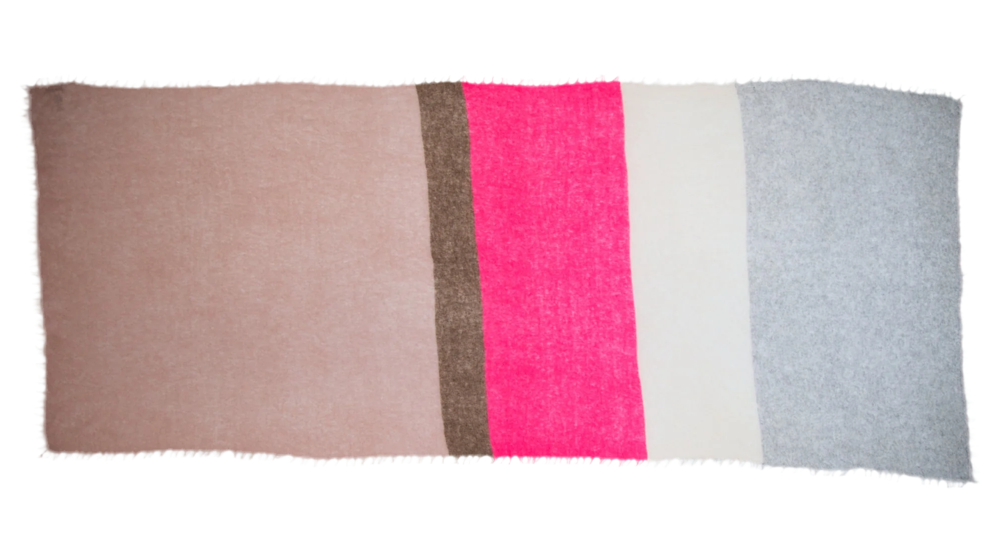 CAMILLE scarf with color block